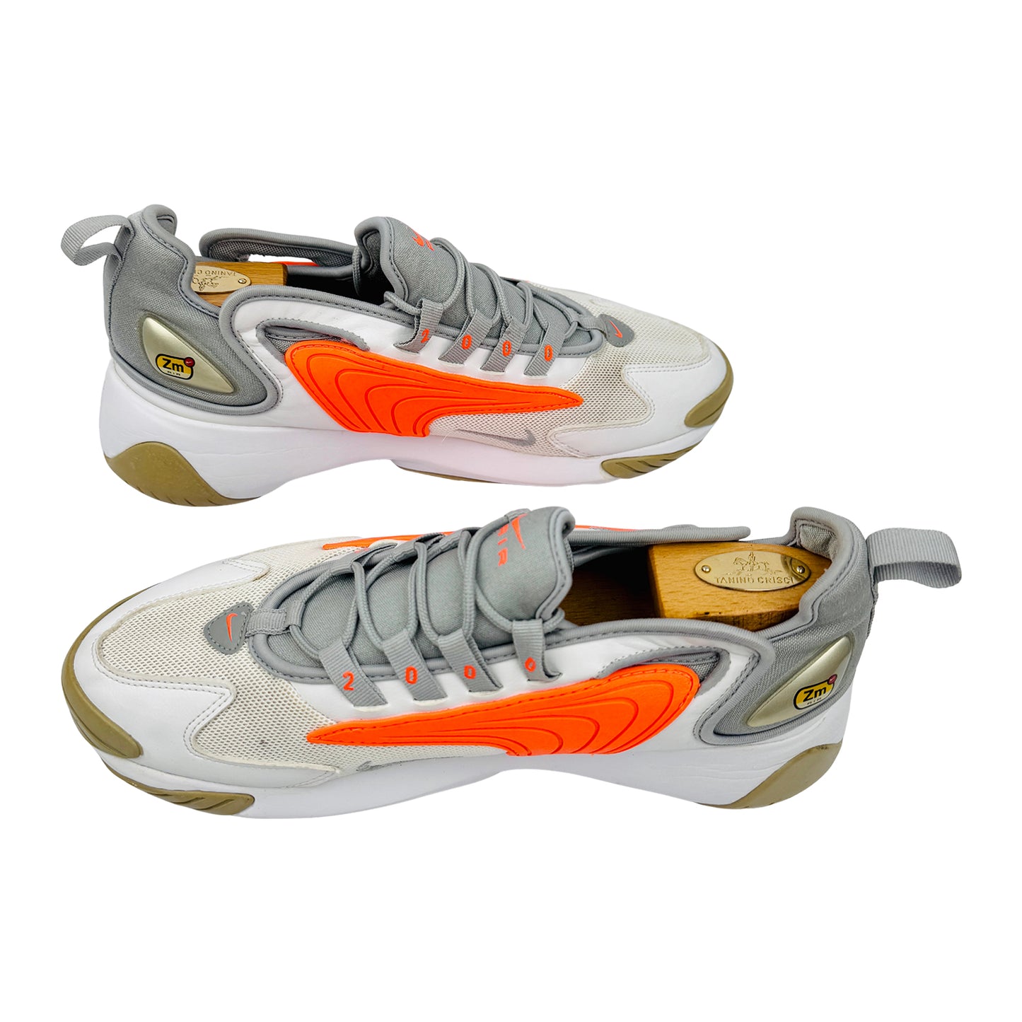 Nike Zoom 2K 'White Total Orange' Sneakers (Size 43) - CW2372-100