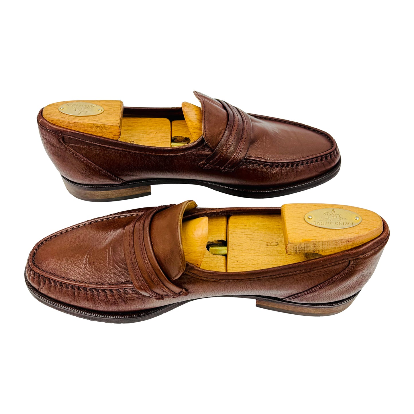 Bally Men's Brown Leather Loafers (Size 42.5)