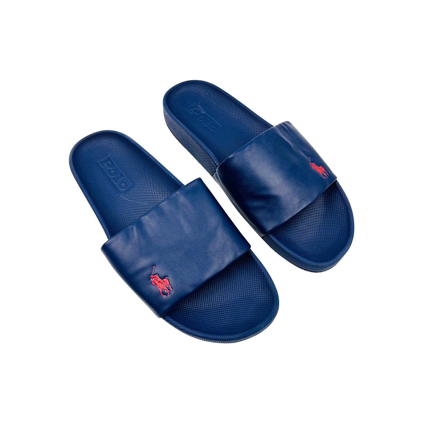 Ralph Lauren Polo Cayson Navy Blue Slides (Size 45)