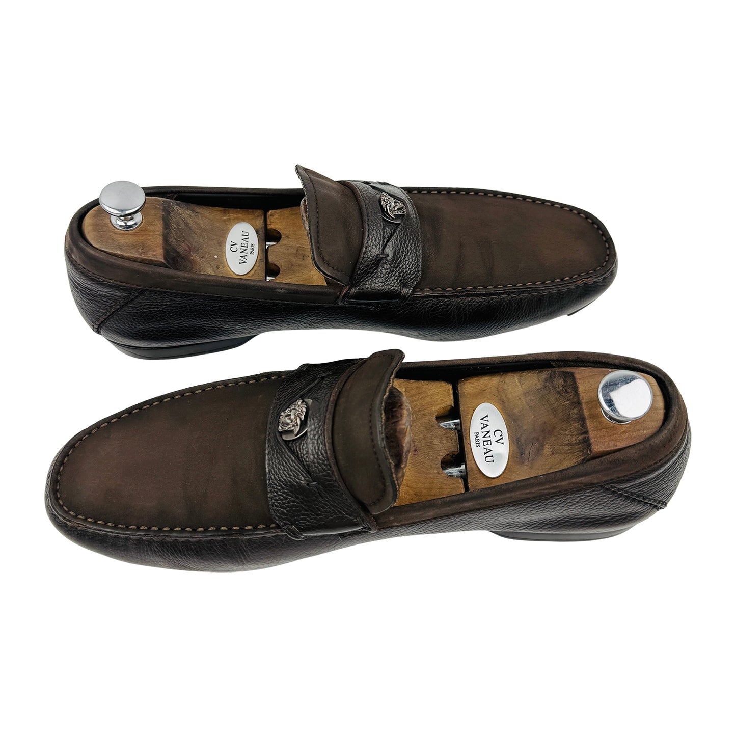 Versace Men's Medusa Emblem Loafers (Size 45)