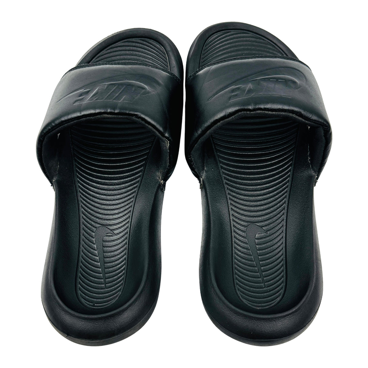 Nike Victori One Triple Black Slides (Size 41) - CN9675-003