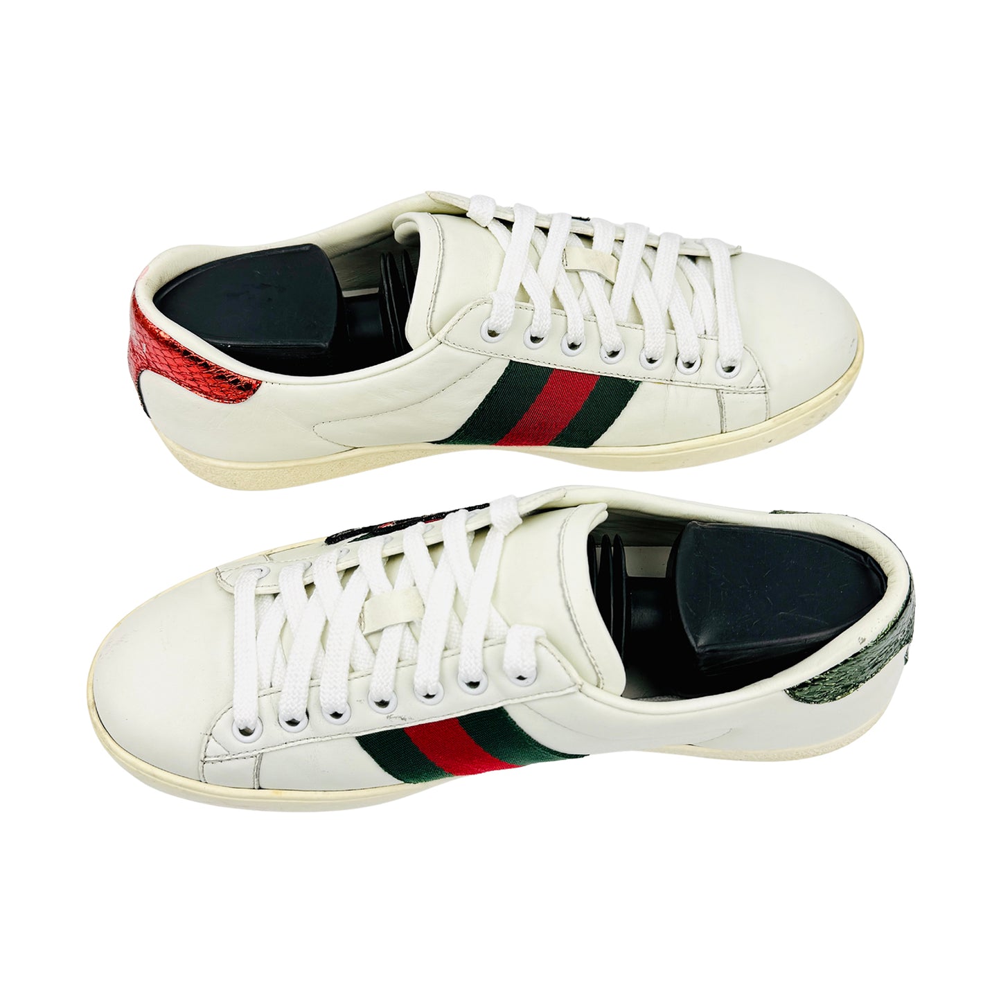 Gucci Ace Embroidered Snake Sneakers (Size 39) - 456230