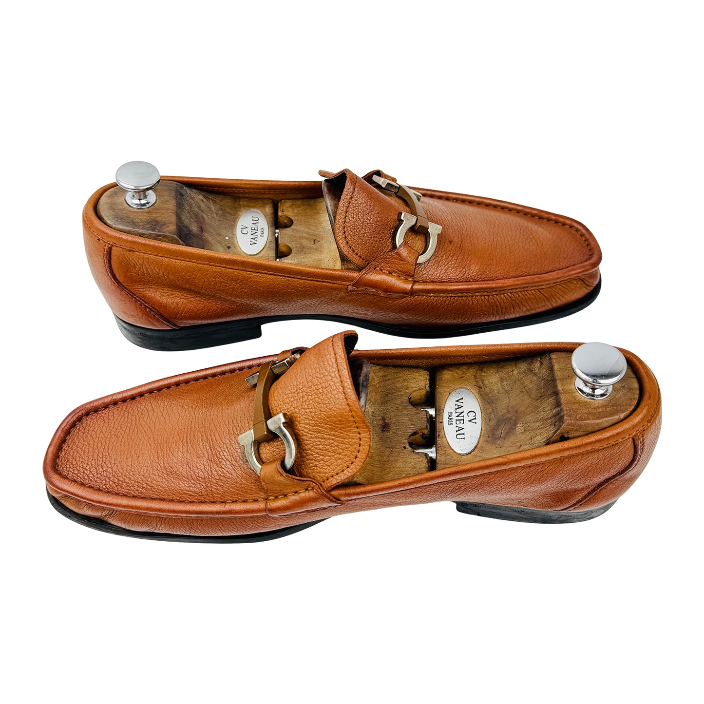 Salvatore Ferragamo Grandioso Gancini Bit Loafers (Size 44)