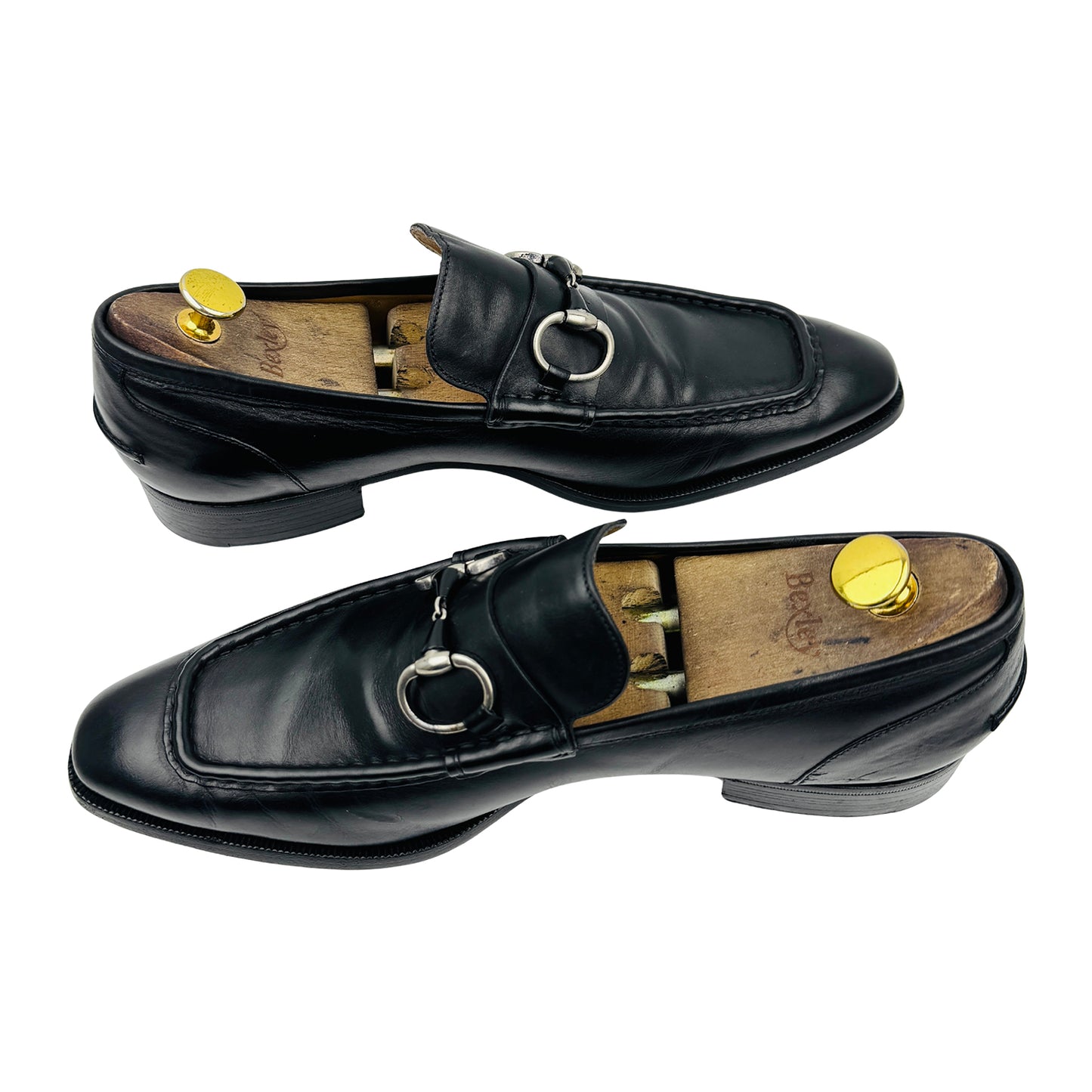 Gucci Men's Horsebit Black Leather Loafer (Size 43)