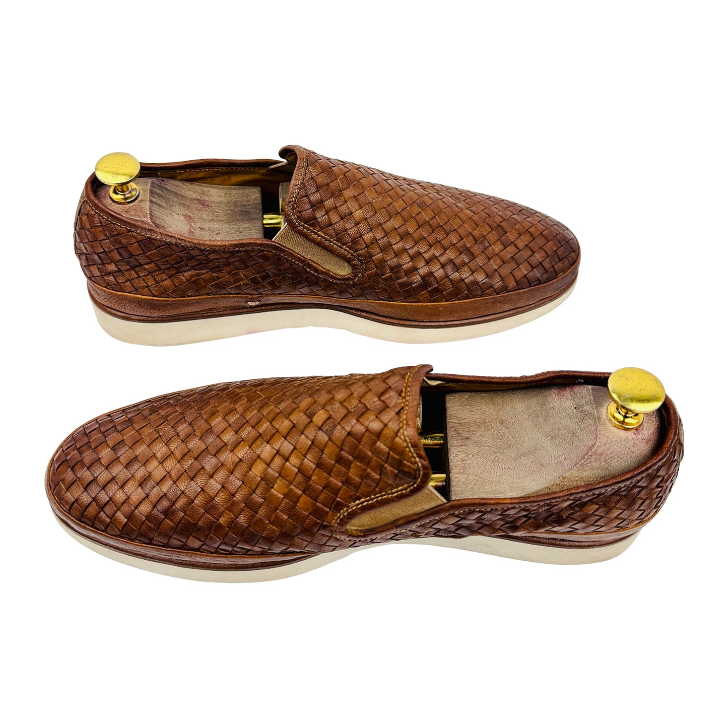 Russell & Bromley Sanmarino Woven Leather Shoes (Size 41.5/42)