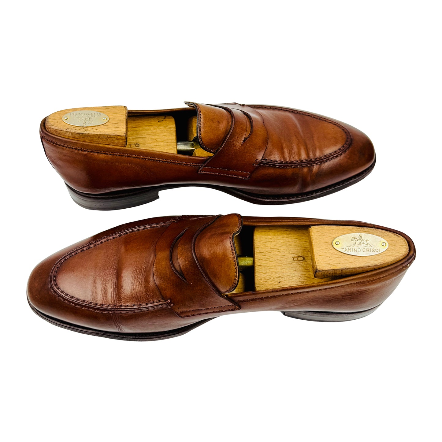 Berwick 1707 Men's Brown Penny Loafers (Size 43/43.5)