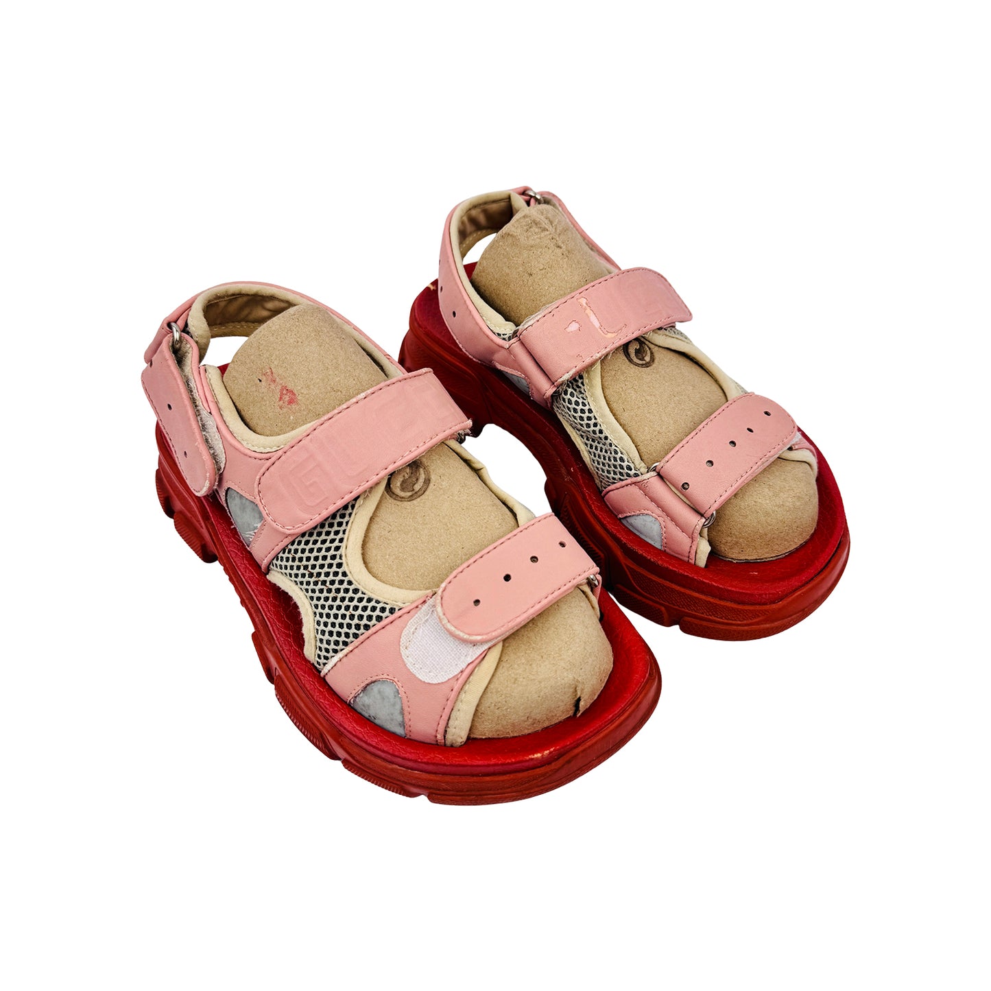 Gucci Women's Flashtrek Leather Sandals (Size 38)