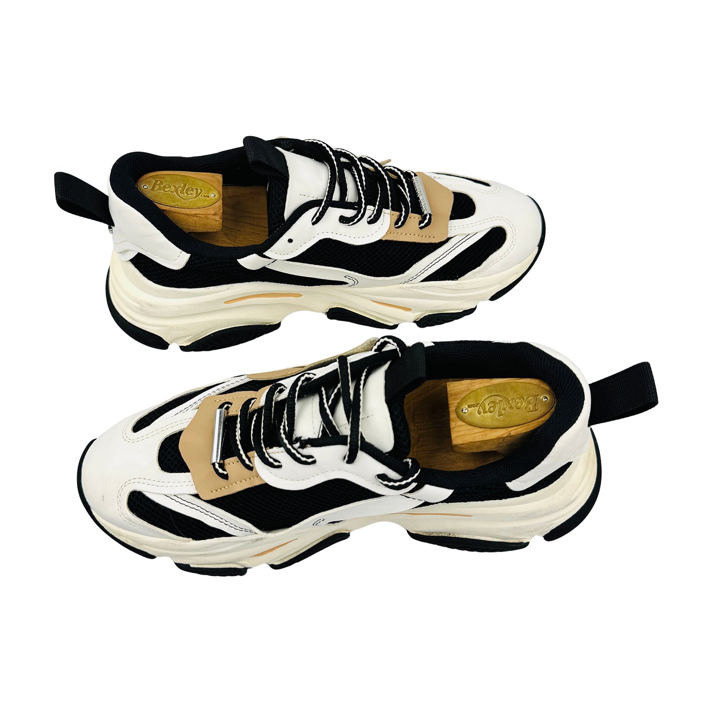 Steve Madden Possession 'Black Tan' Shoes (Size 41/41.5)