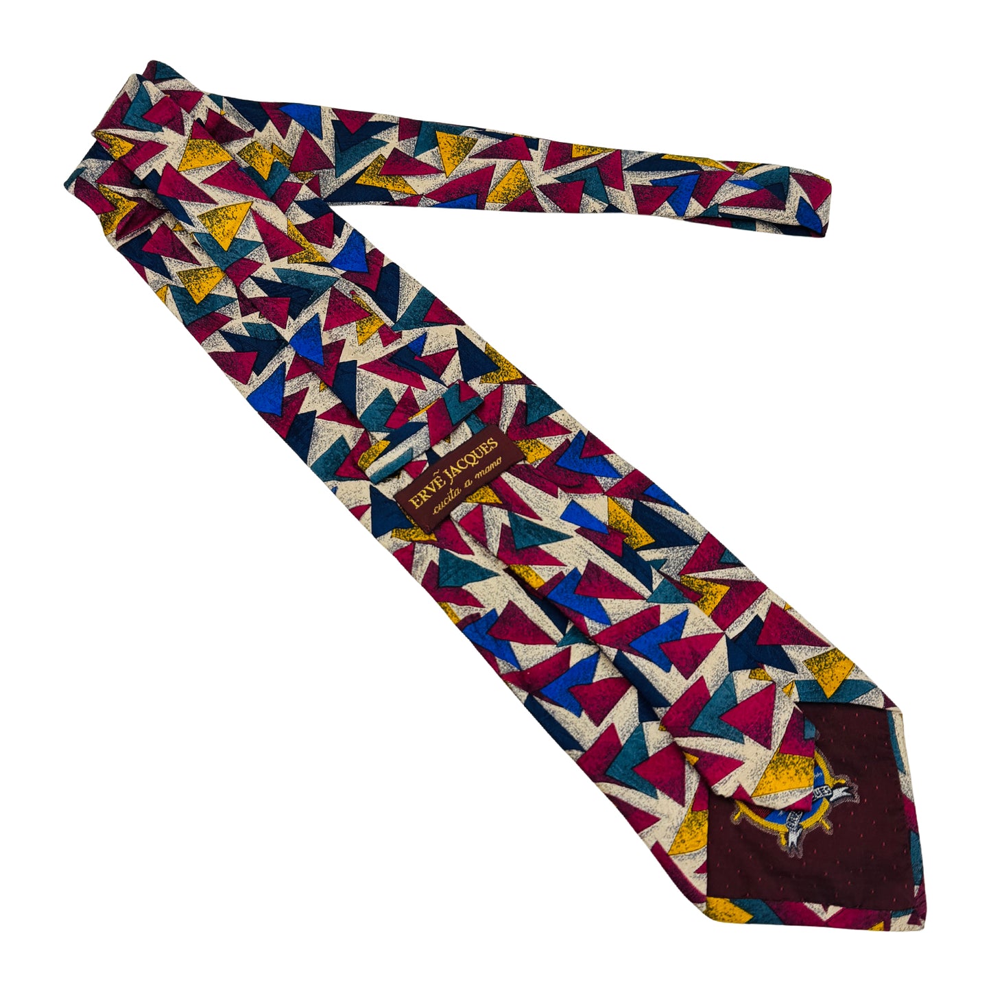 Ervé Jacques Multicolor 'Triangle Pattern' Tie (Size Regular)