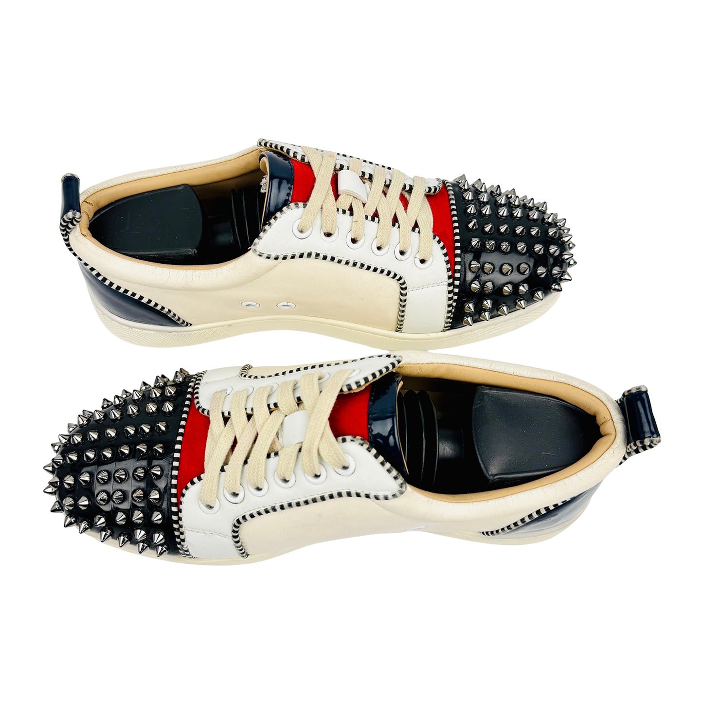 Christian Louboutin Men's Louis Junior Spikes Sneakers (Size 42)