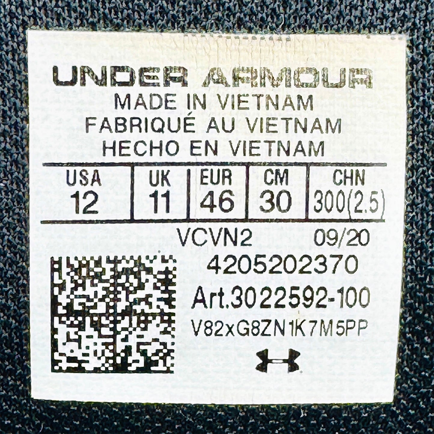 Under Armour UA Charged Rogue 2 Shoes (Size 46) - 3022592-100