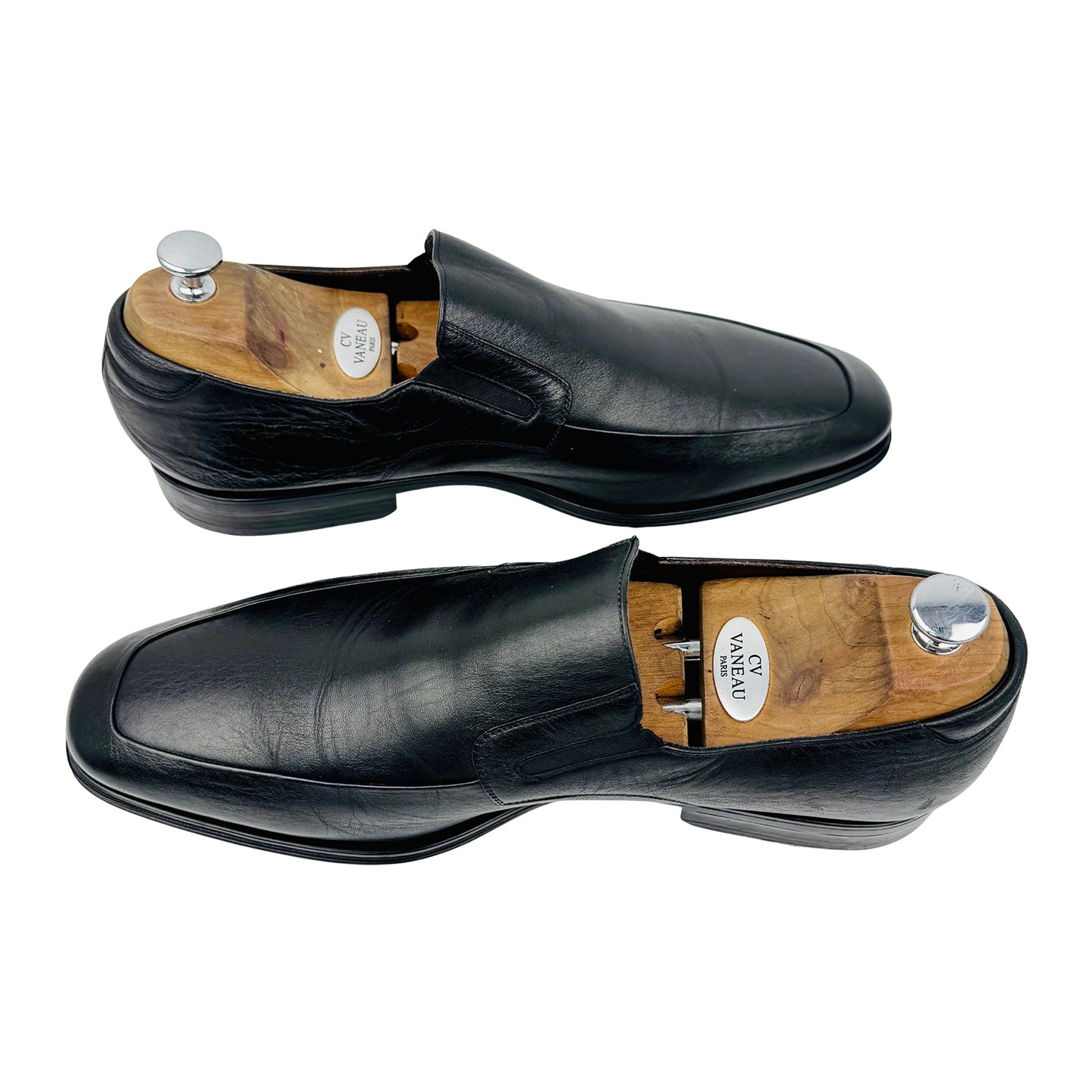 Magnanni Miengo Black Leather Loafers (Size 44.5/45) - 17165