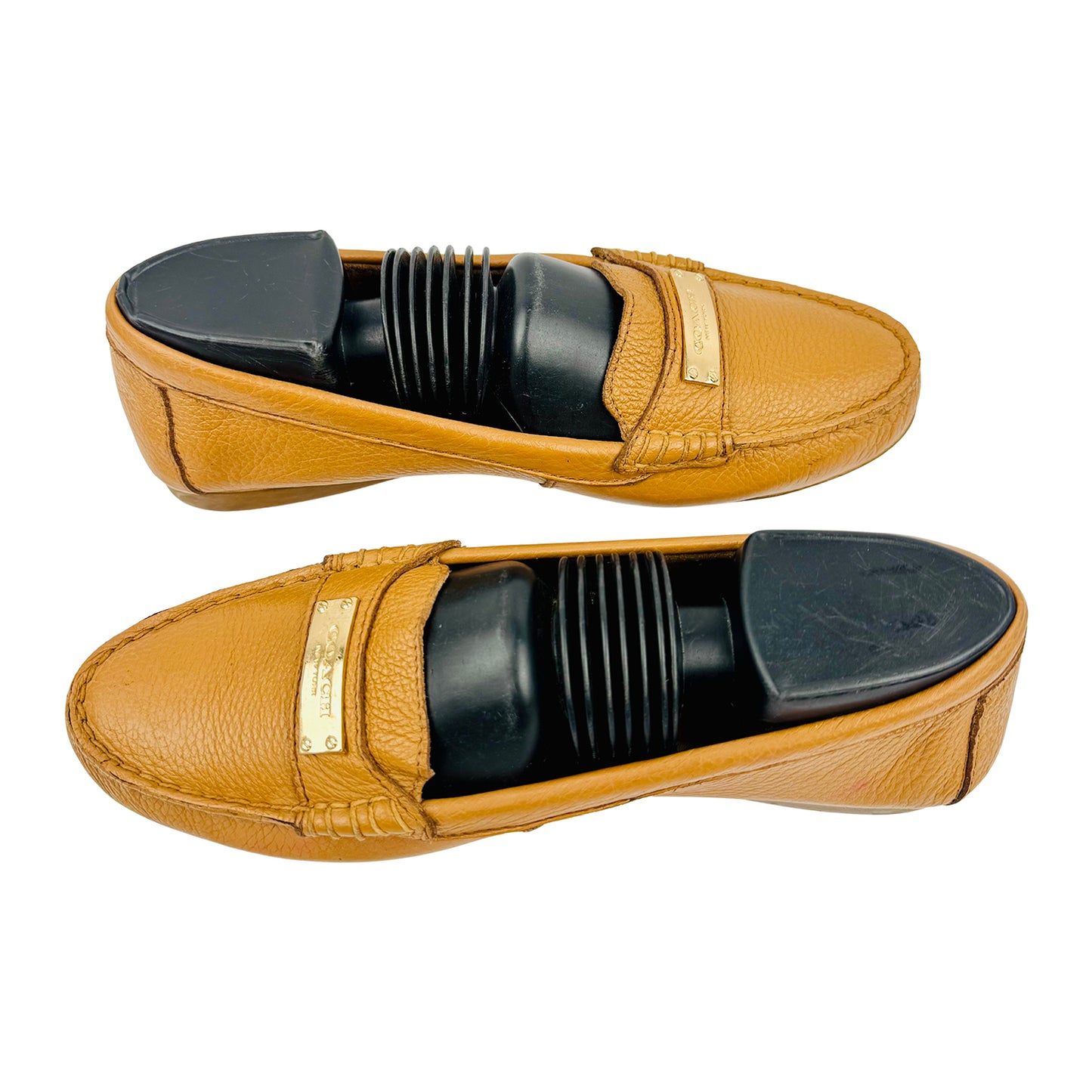 Coach Women's Fredrica 'Tan' Loafers (Size 37) - A5175