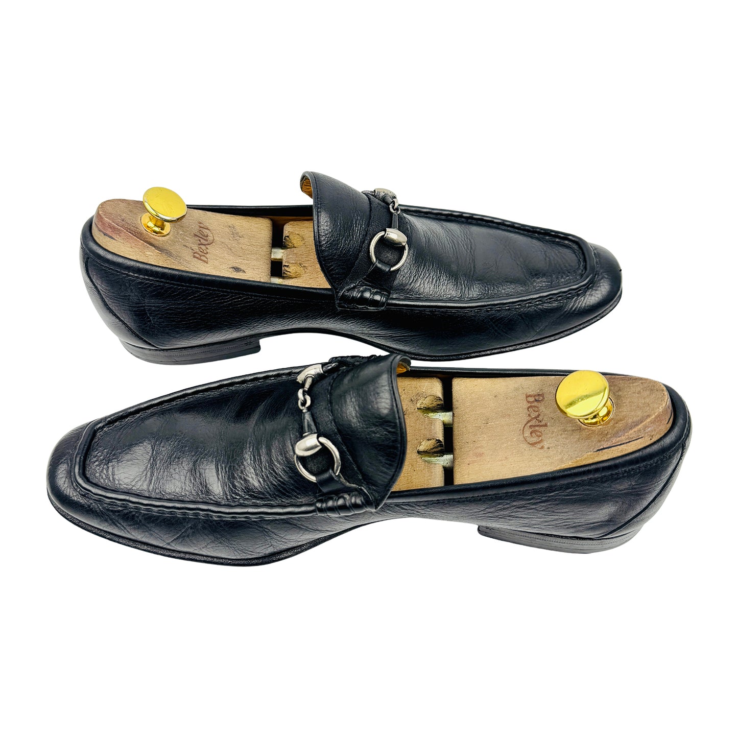Gucci Men's Black Horsebit Loafers (Size 42.5/43)