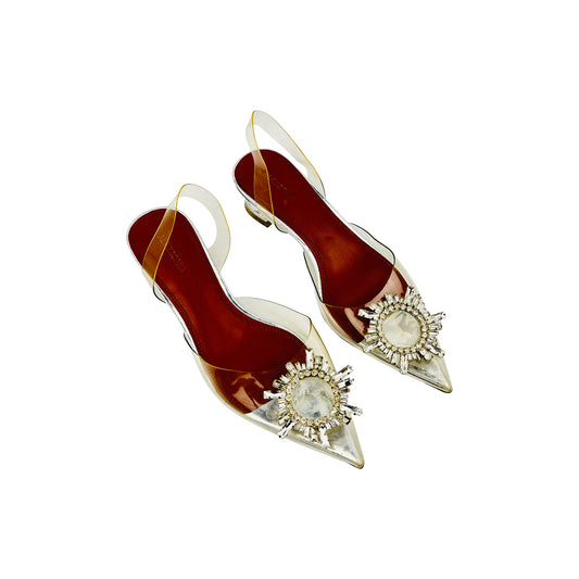 ALEX & SARA Transparent Heels (Size 35)