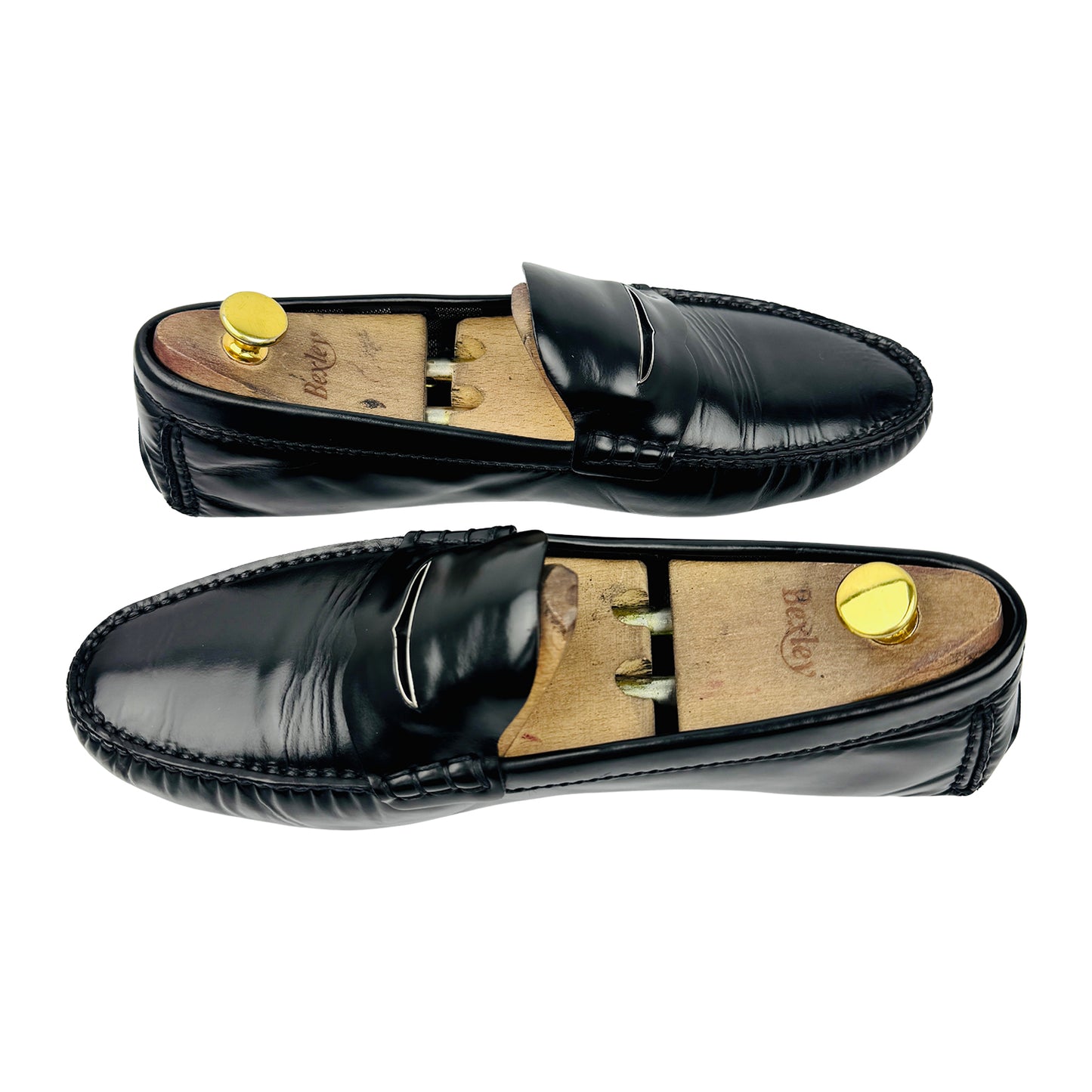 Louis Vuitton Men's Black Italian Loafers (Size 43)