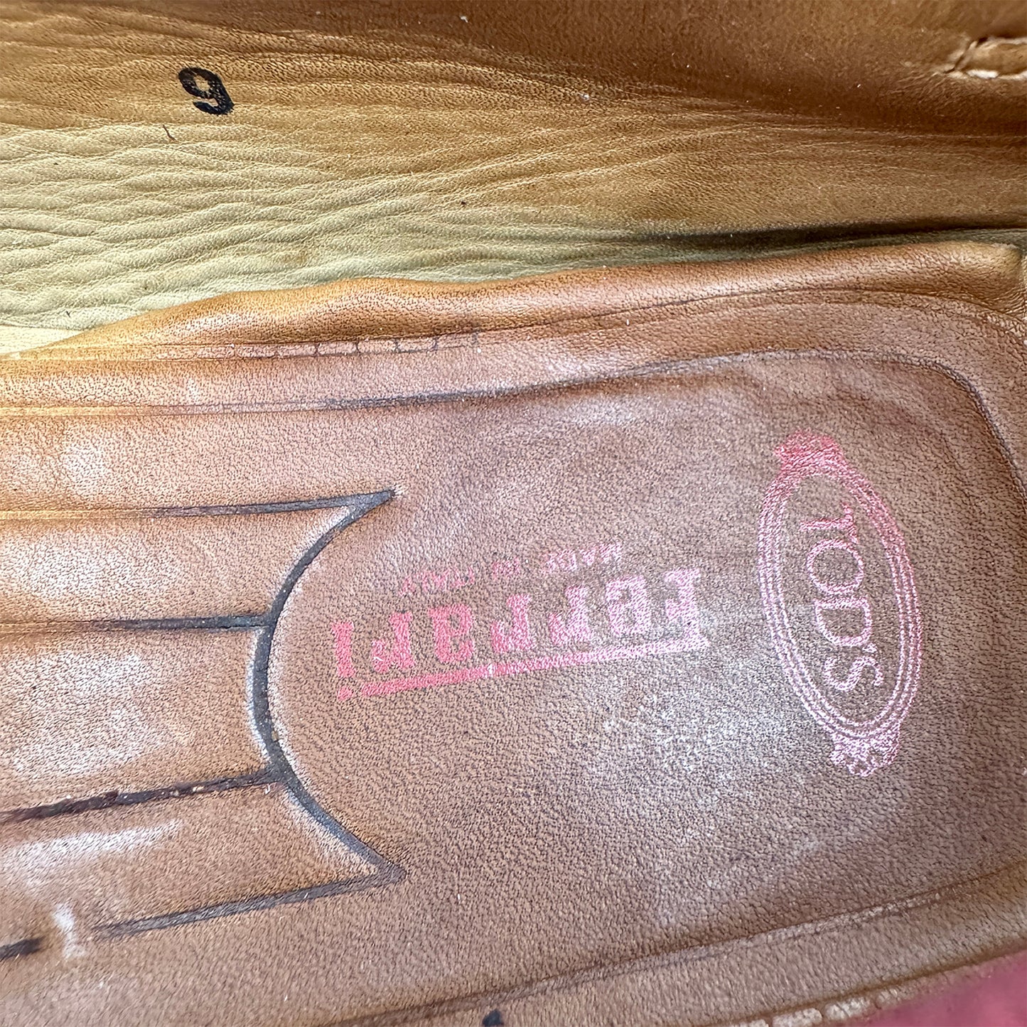 Tod's For Ferrari Red Gommino Driving Loafers (Size 43.5/44)