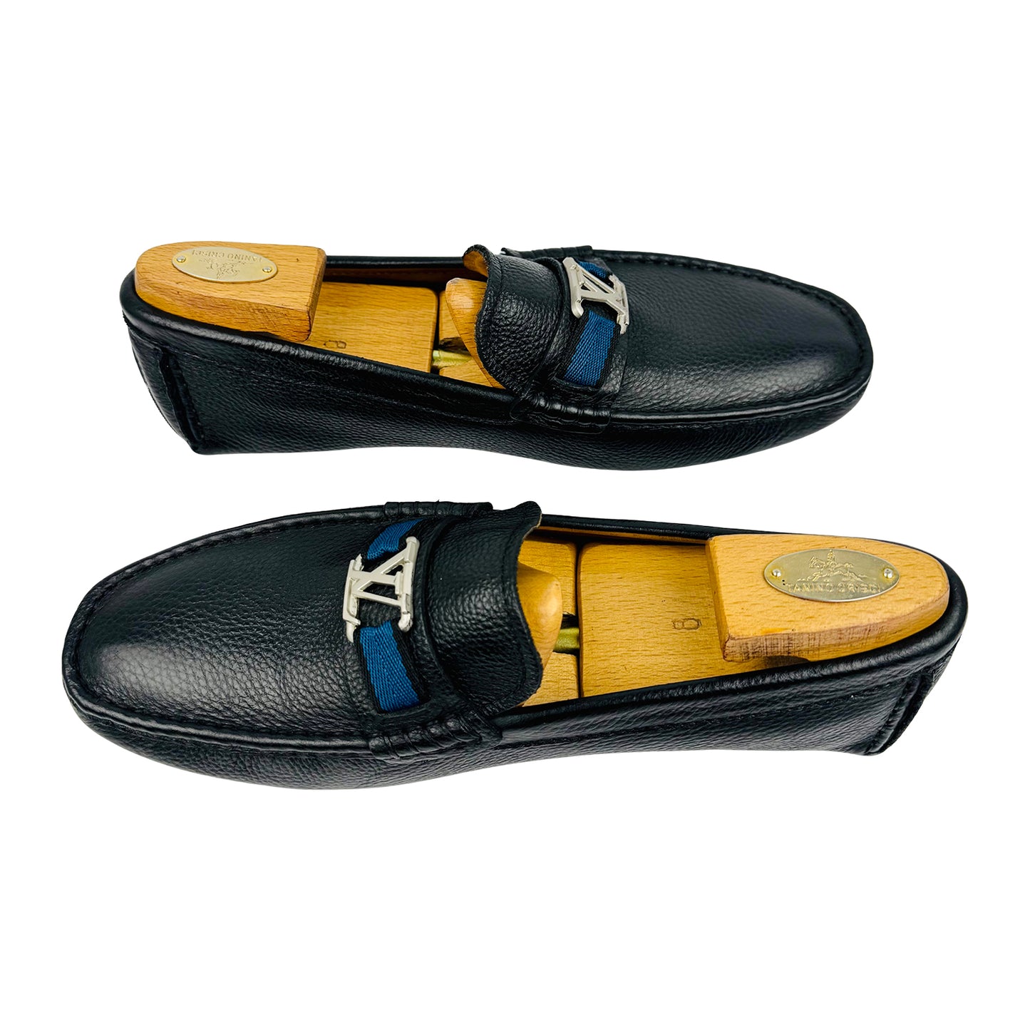 Louis Vuitton Hockenheim Black Leather Loafers (Size 42)