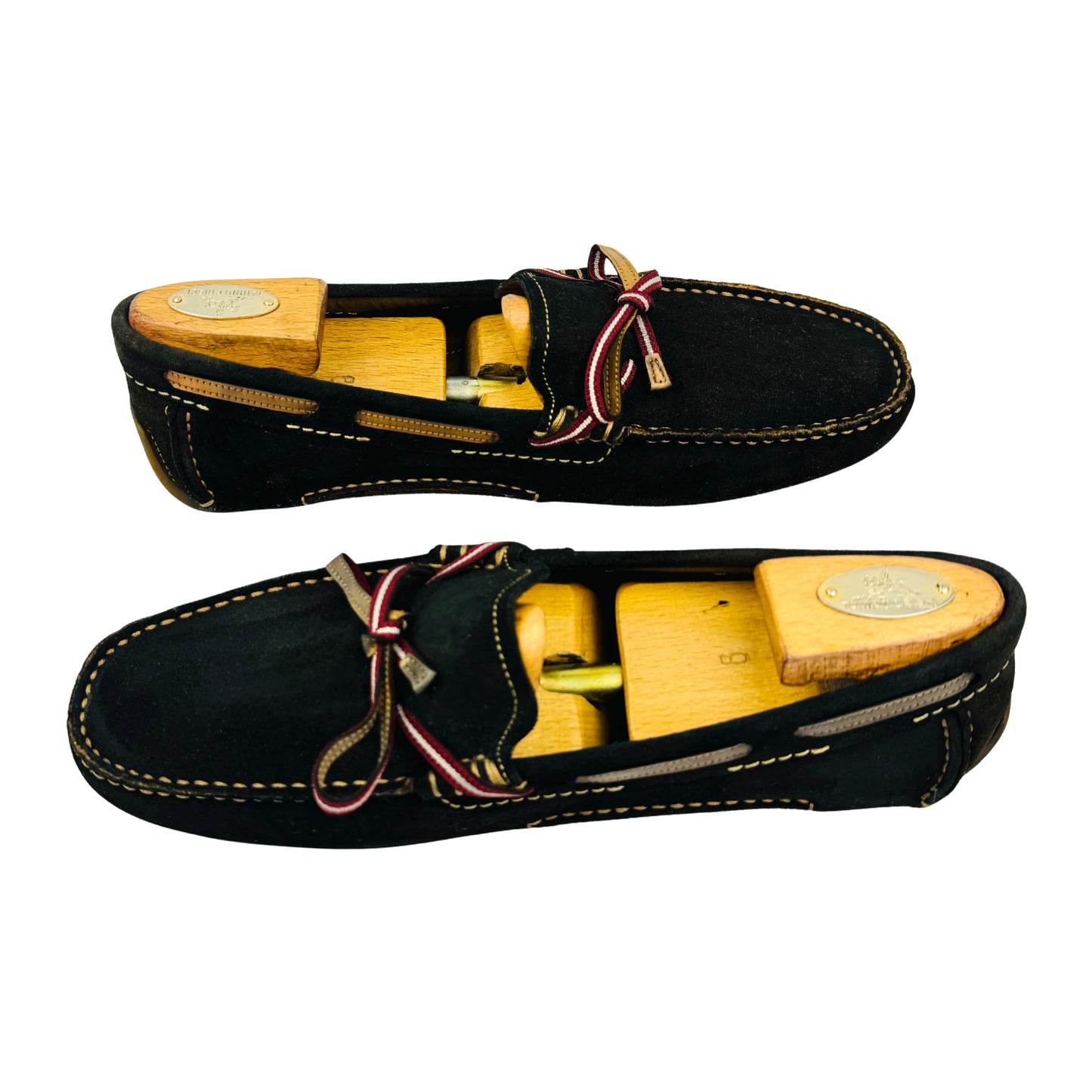 Bally Men's Dark Brown Suede Driving Loafers (Size 43)