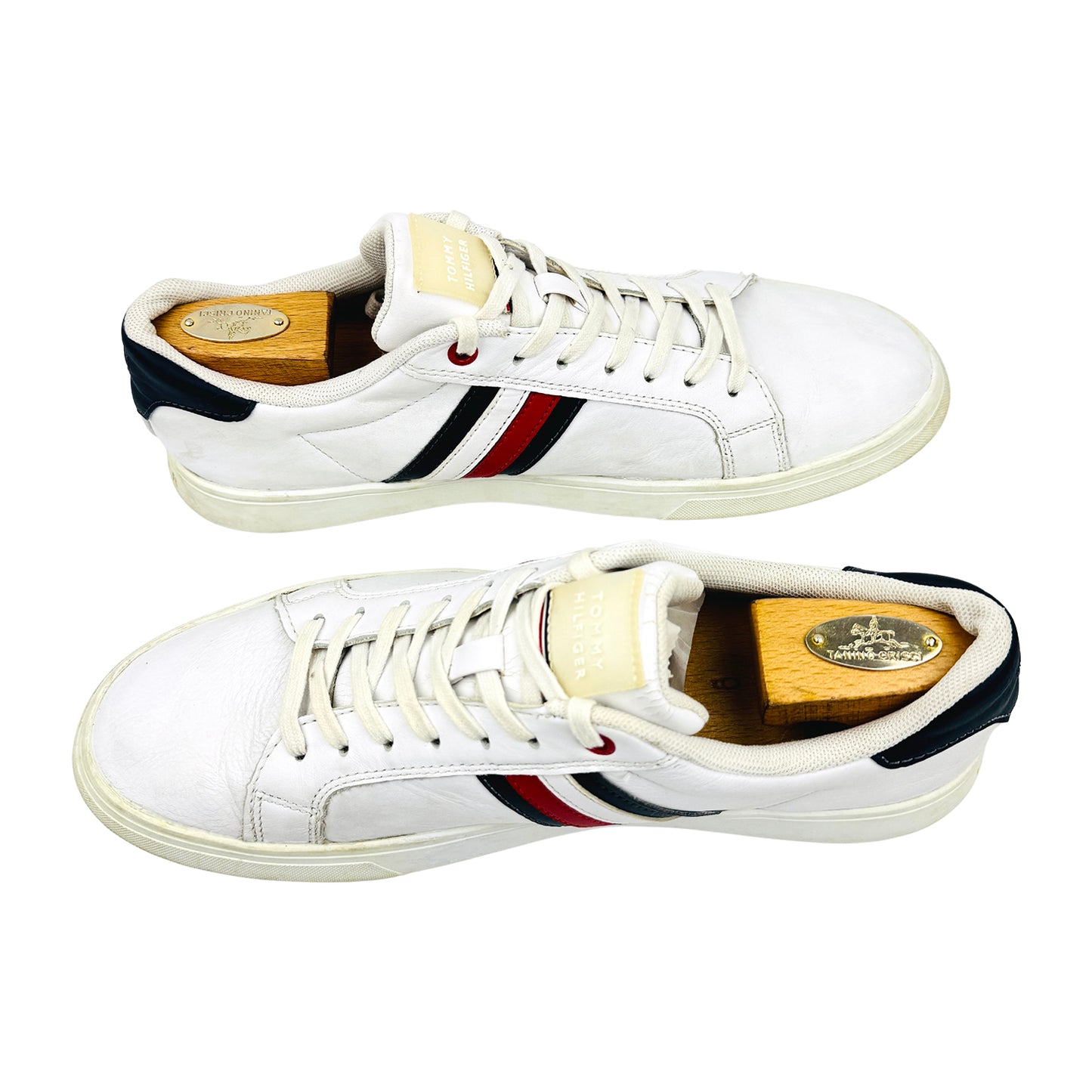 Tommy Hilfiger Essential Leather Cupsole Sneakers (Size 43) - FM0FM02668 YBS