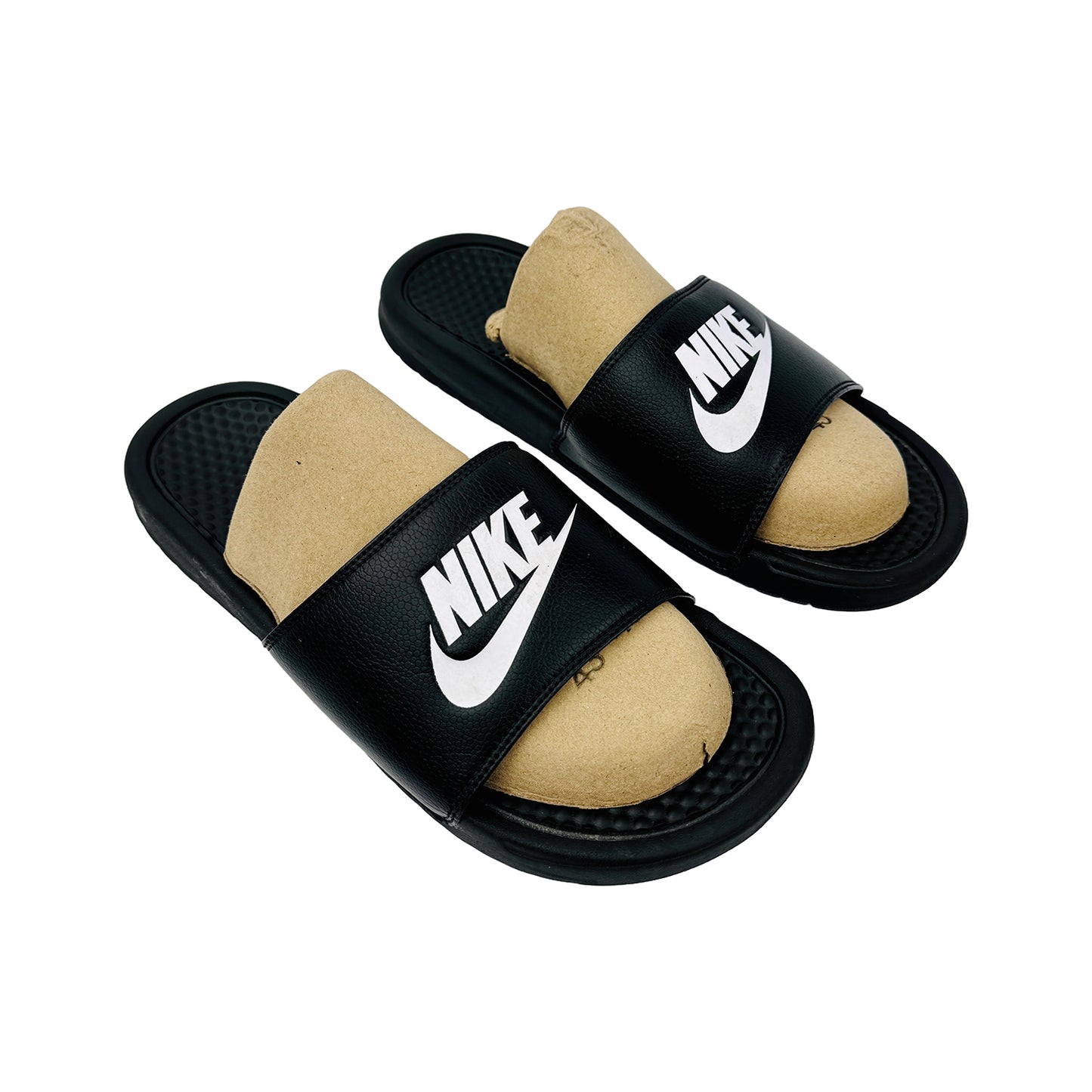 Right Side image of Nike Benassi JDI Men's Slides (Size 44.5/45) - 343880-090