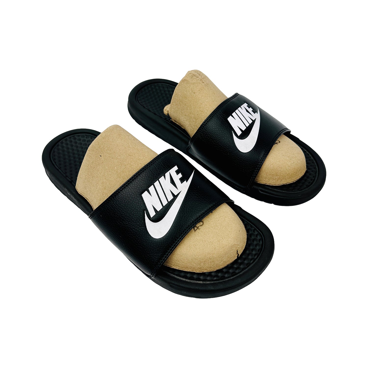 Right Side image of Nike Benassi JDI Men's Slides (Size 44.5/45) - 343880-090