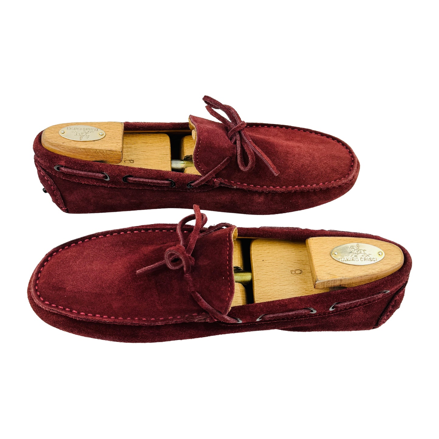 Emporio Armani Men's Red Driving Loafers (Size 43)