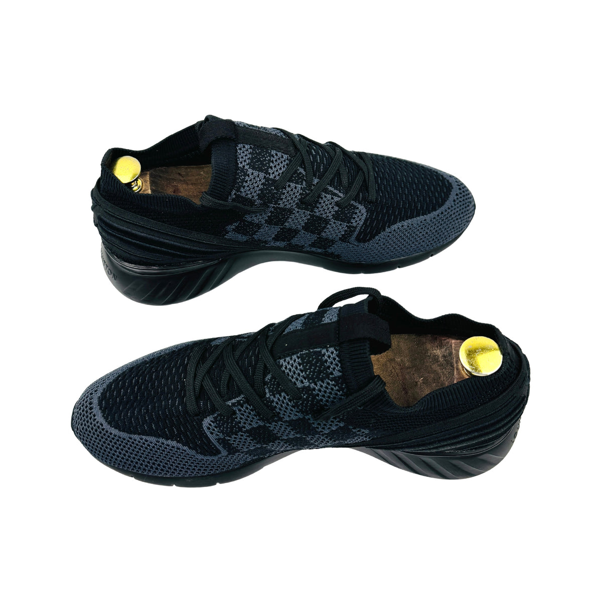 Louis Vuitton Fastlane Black Damier Sneakers (Size 42.5) - 1A41YB