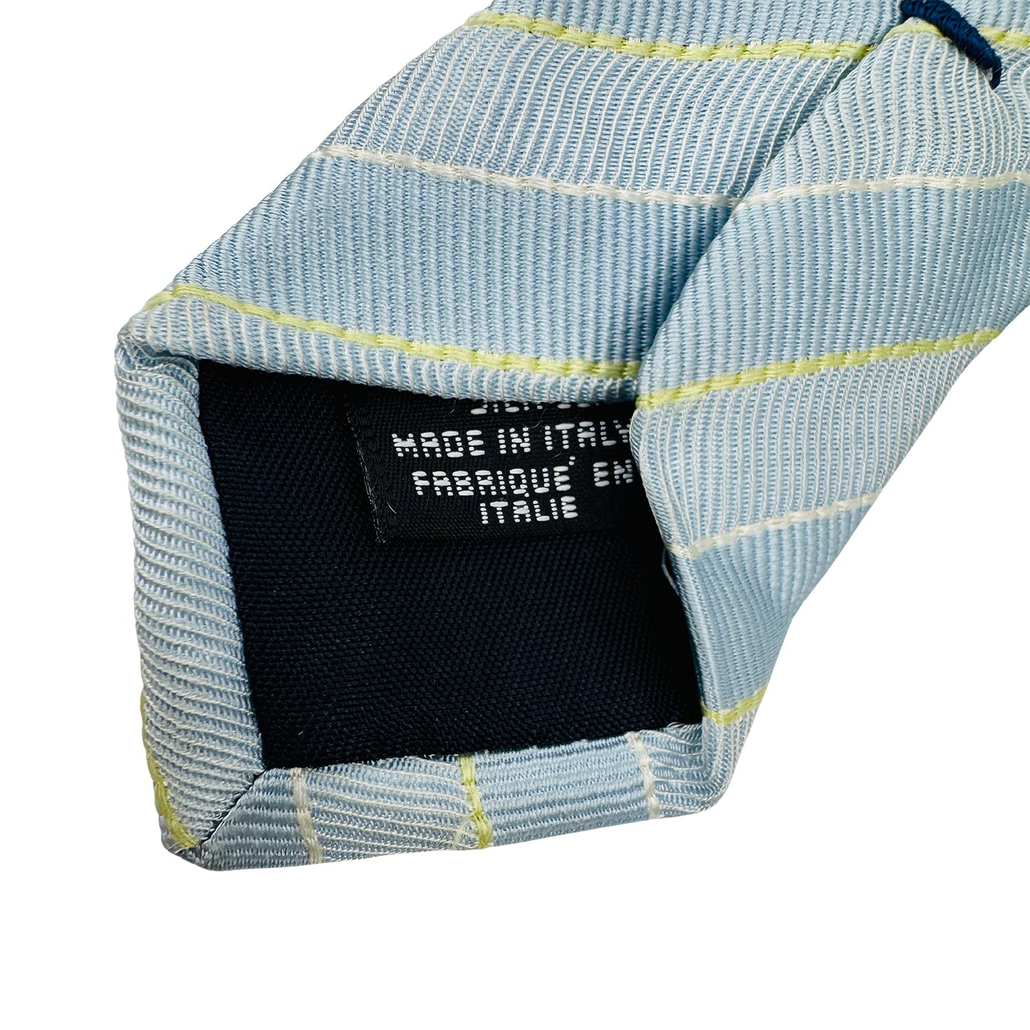 Canali Sky Blue 'Diagonal Stripes' Tie (Size Regular)