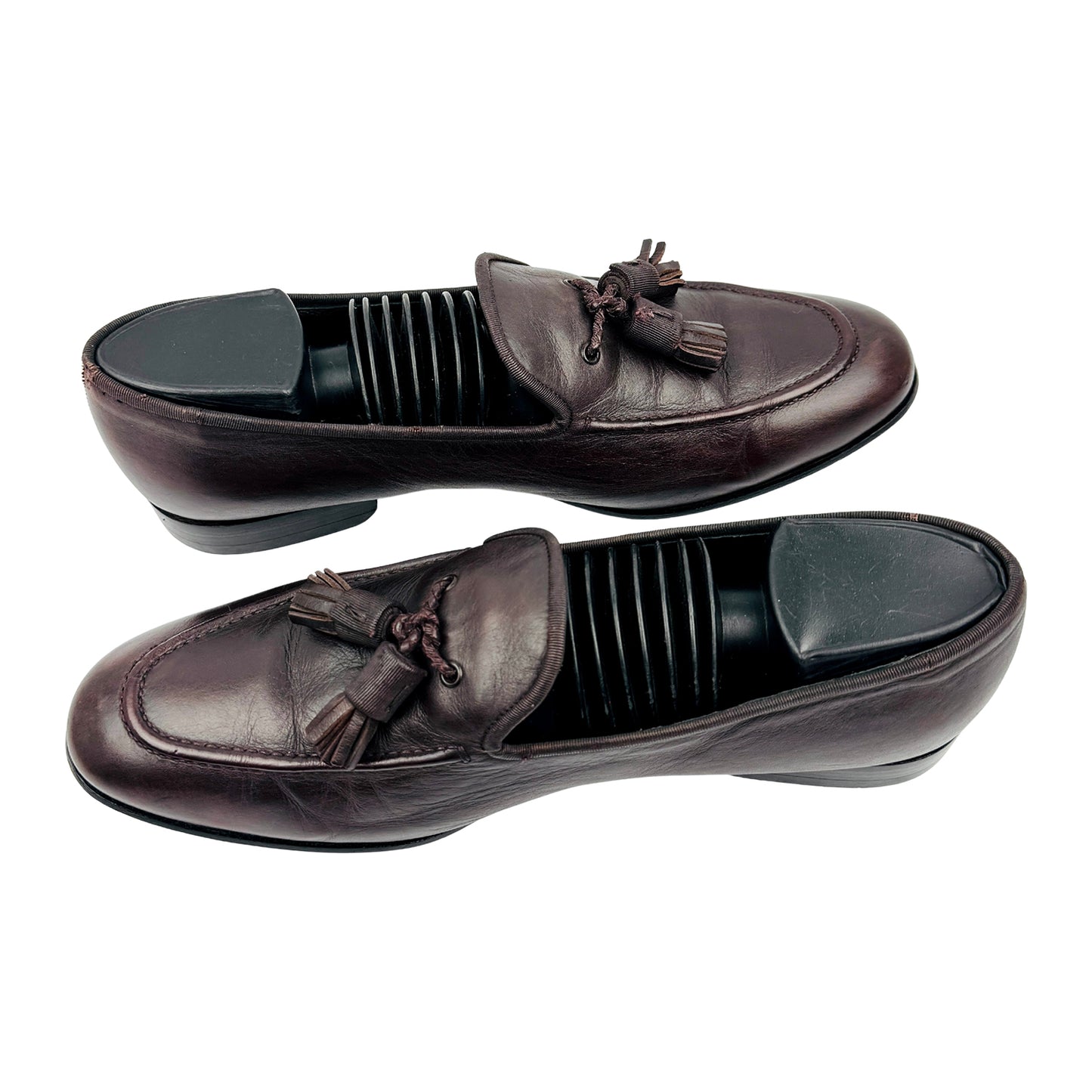 Salvatore Ferragamo Leather Tassel Loafers (Size 41/41.5)