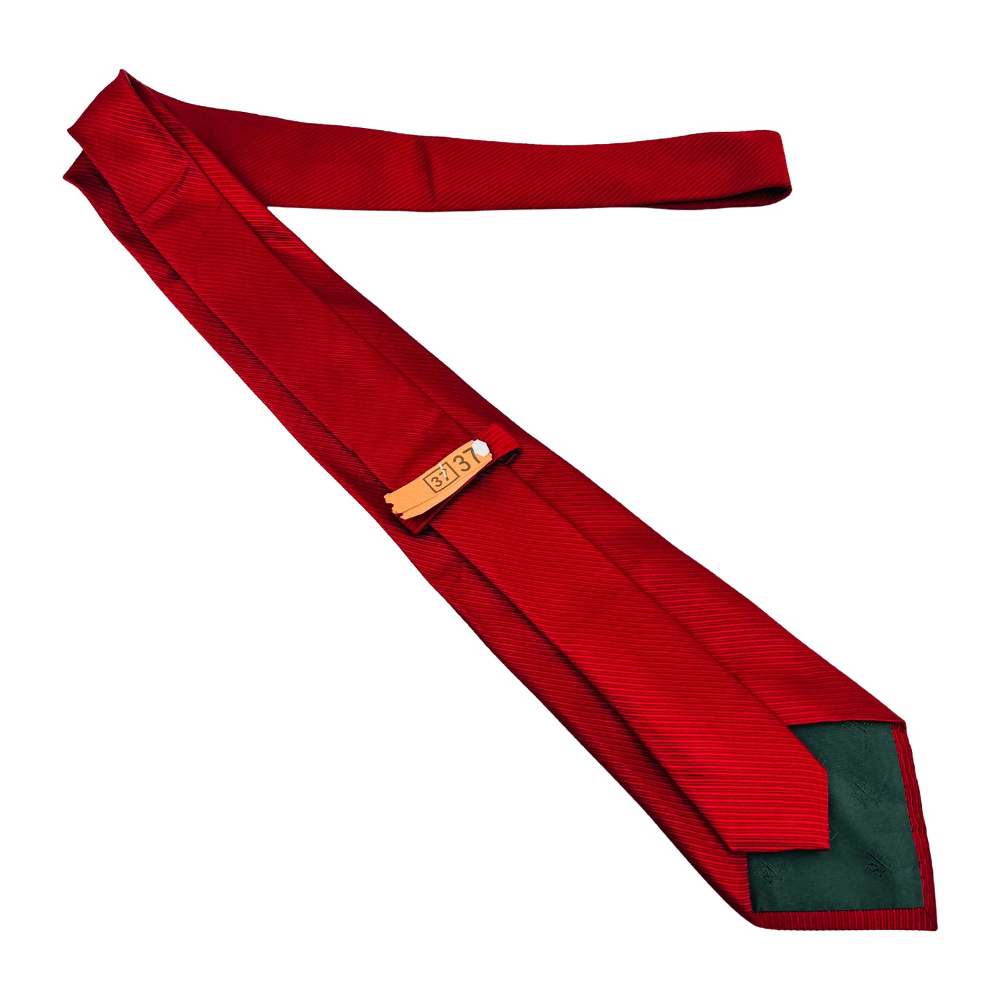 Lauren Ralph Lauren Bright Red 'Diagonal Stripes' Tie (Size Regular)