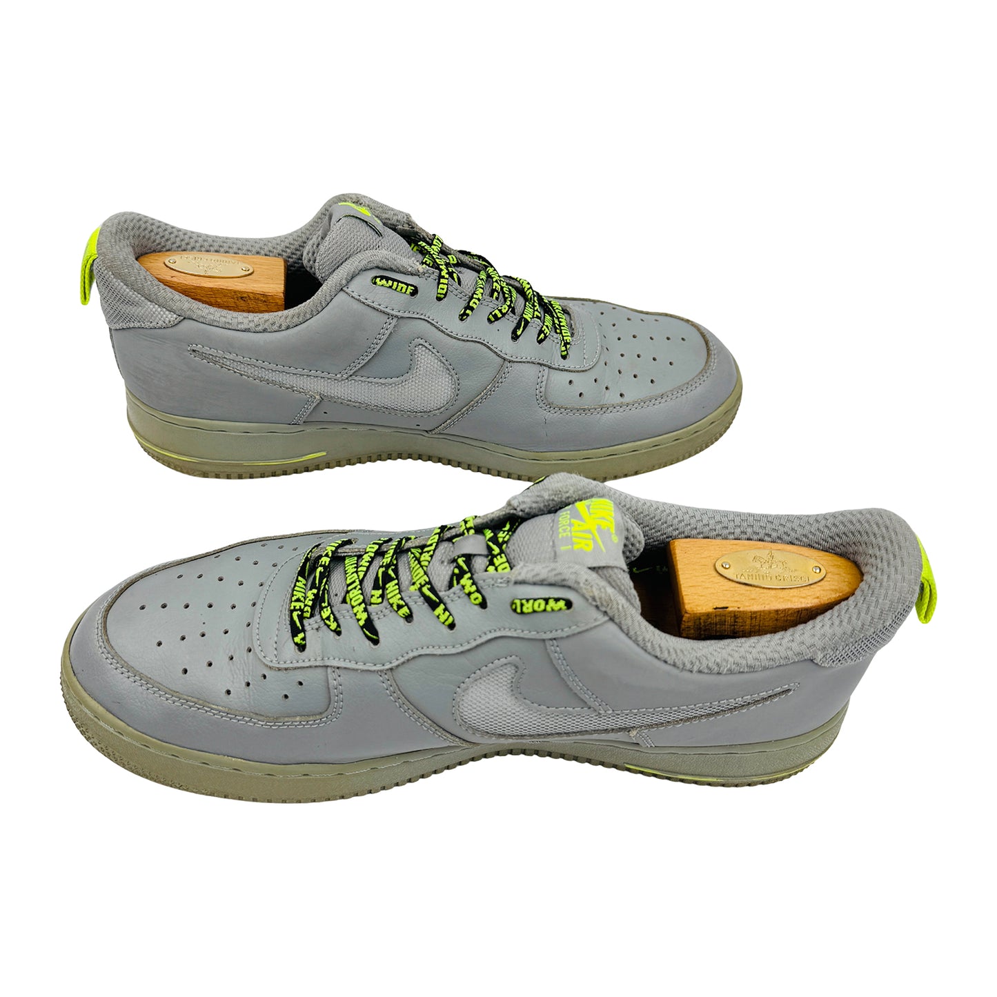 Nike Air Force 1 Low 'Grey Volt' Sneakers (Size 44.5) - DC1429-001