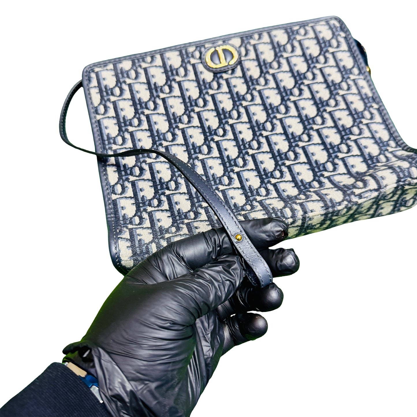 Christian Dior 30 Montaigne Dea Navy Pouch