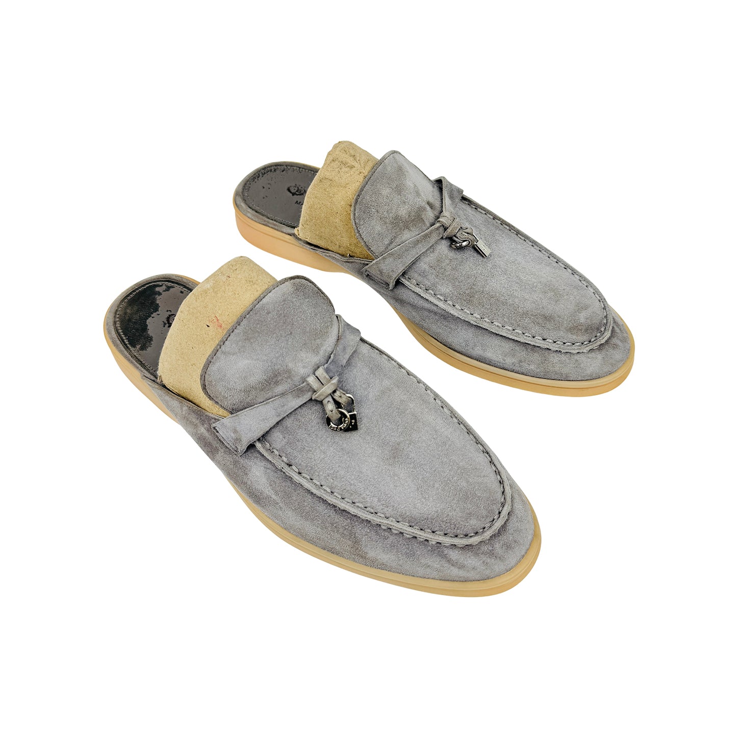 Loro Piana Babouche Charm Walk Mules (Size 41) - K53076