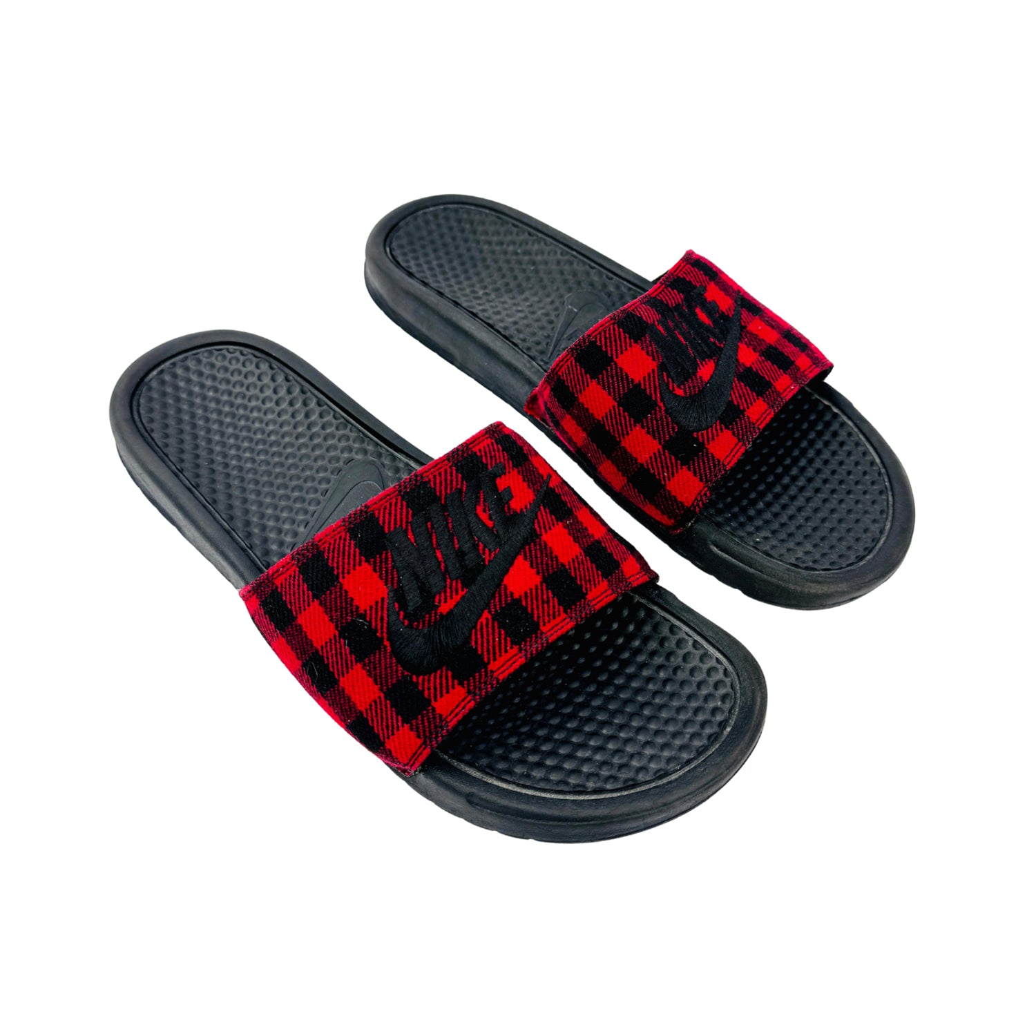 Right Side image of Nike Benassi JDI Se Txt 1 Men's Slippers (Size 46) - Ck0986-002