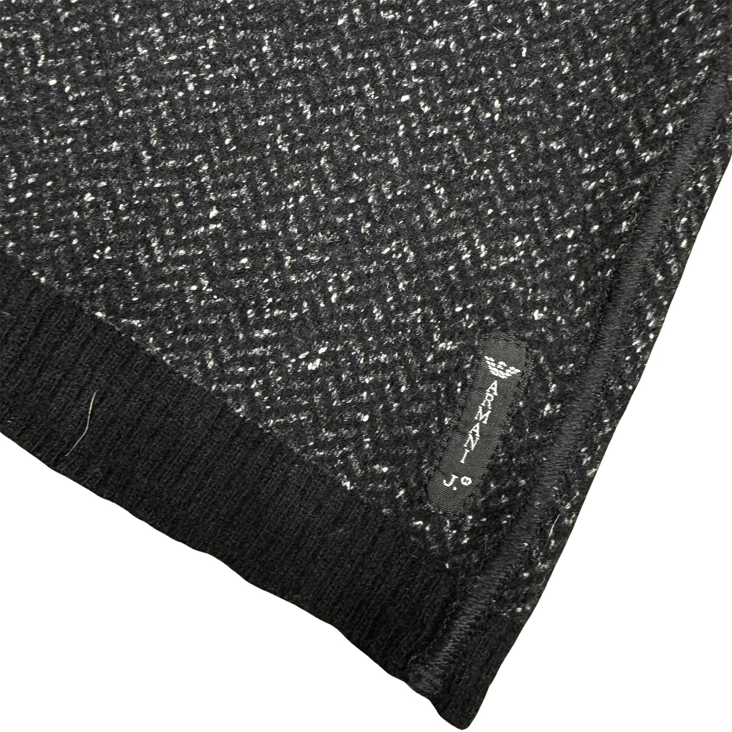 Armani Jeans V-Neck Charcoal Black Sweater (Size Small)