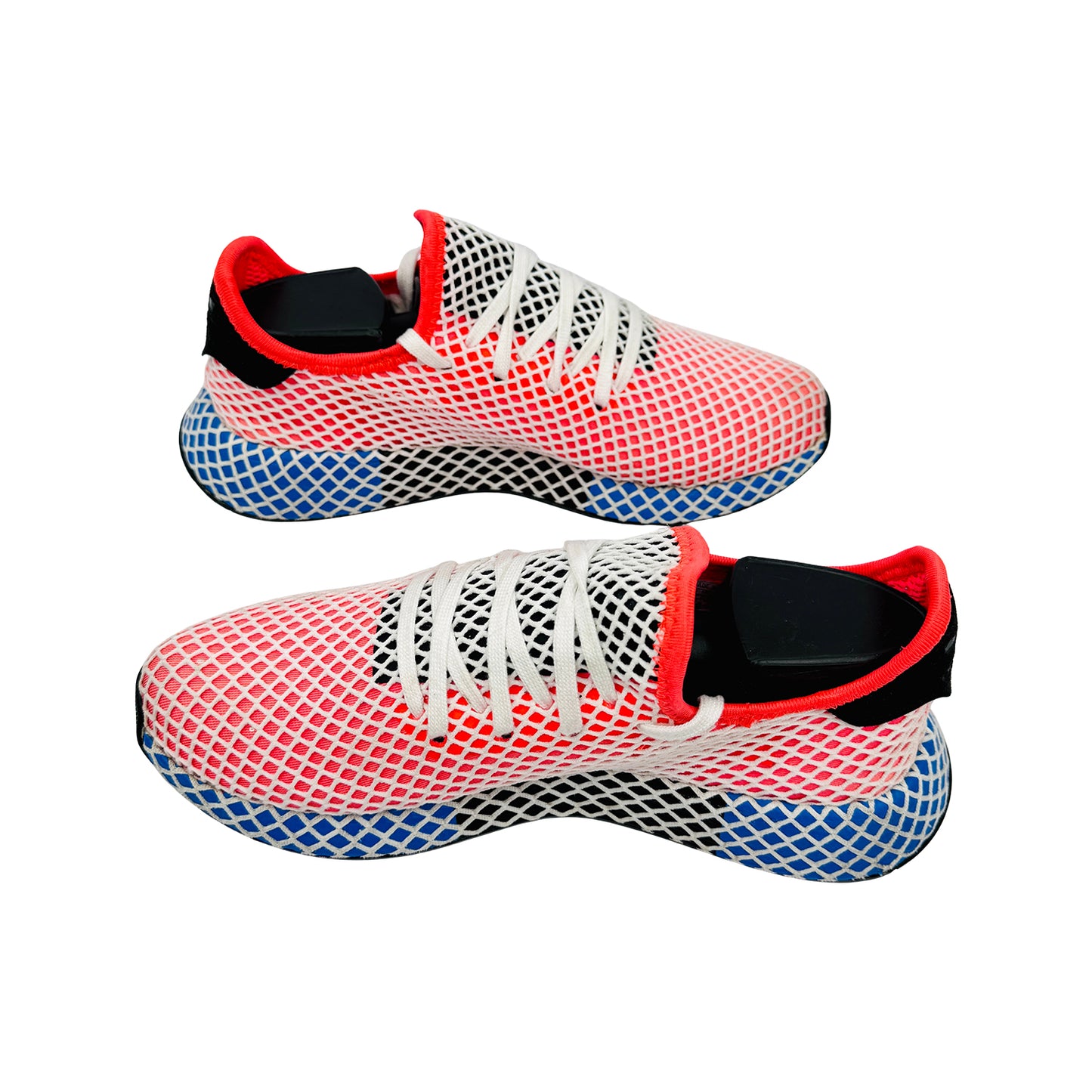 Adidas Deerupt Runner Red Blue Sneakers (Size 41/41.5) - AC8466