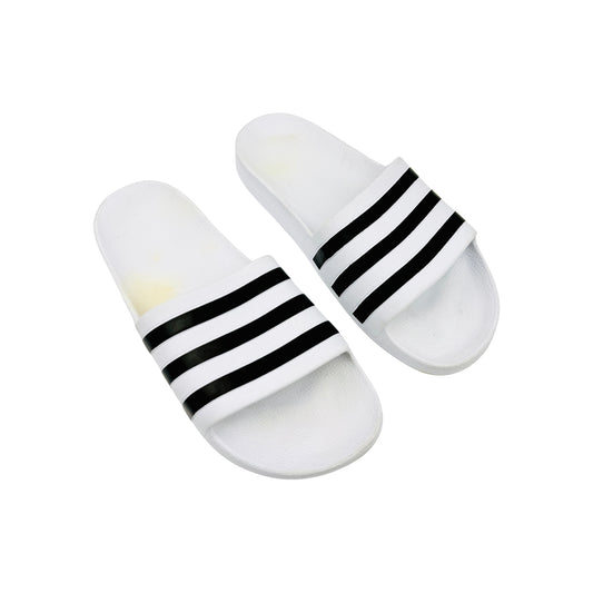 Adidas Adilette Aqua White Slides (Size 42)