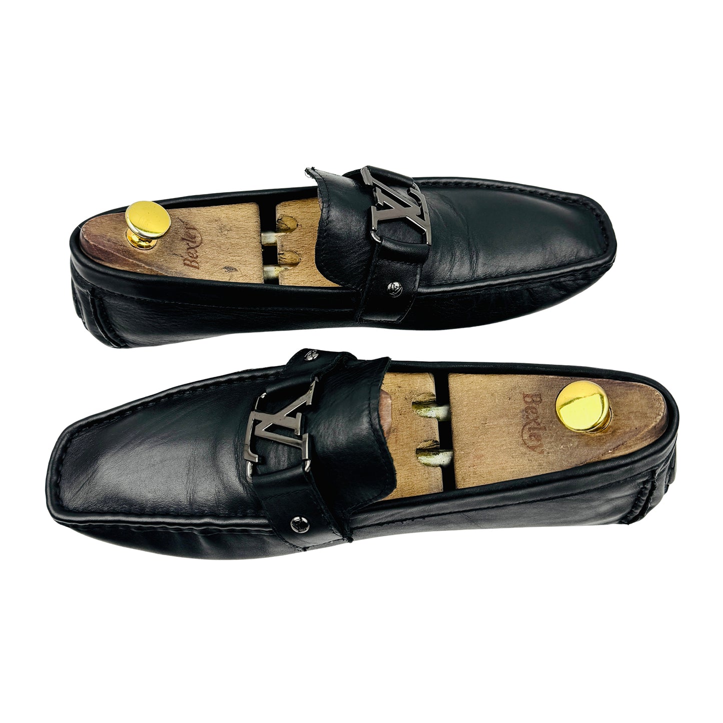 Louis Vuitton Monte Carlo Black Leather Loafers (Size 43) - 1A8F6K