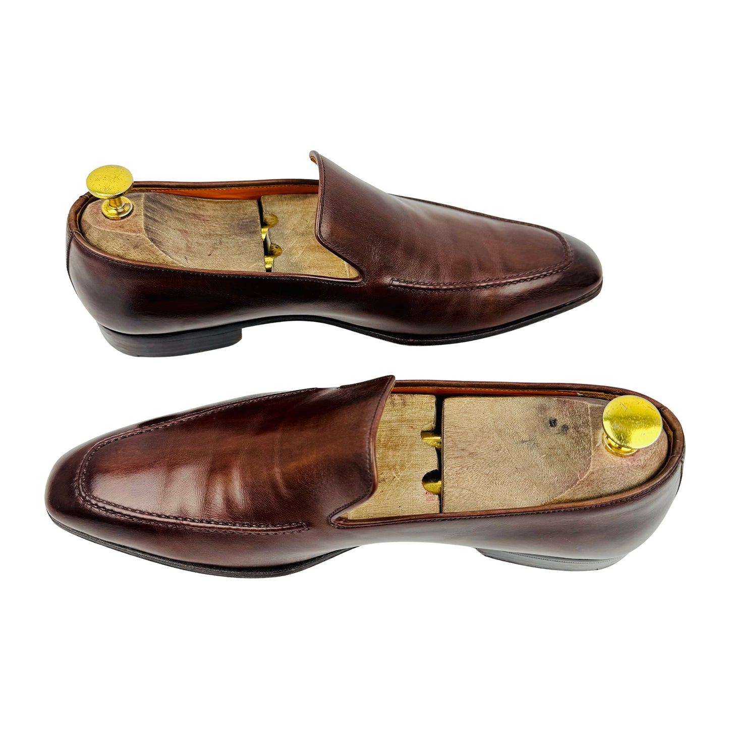 Magnanni Men's Brown Leather Loafers (Size 41/41.5)