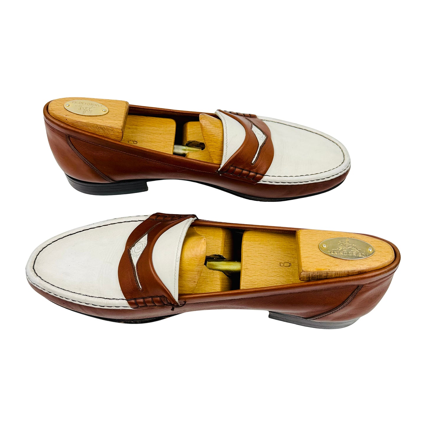 Bally Men's Two-Tone Penny Loafers (Size 43/43.5)