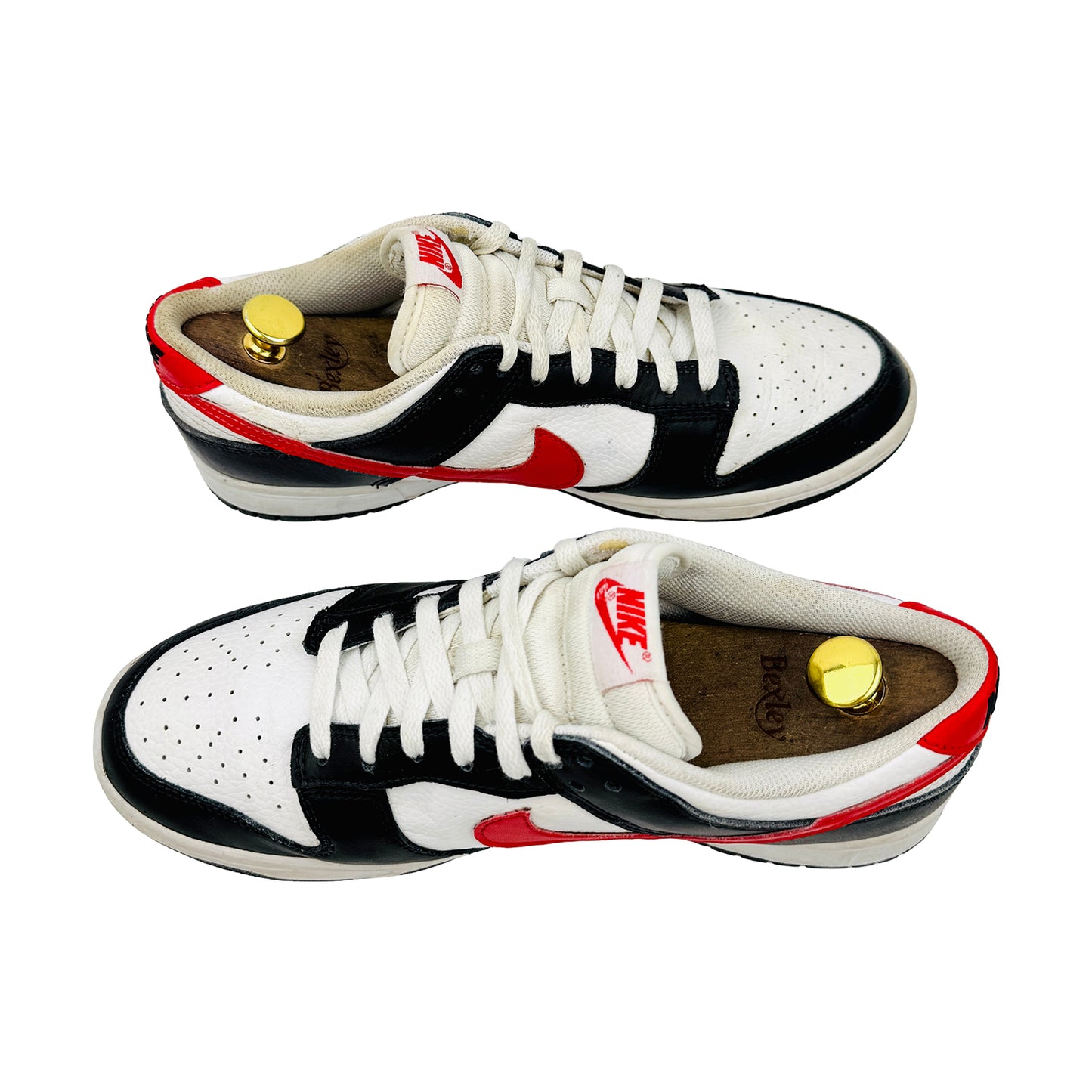 Nike Dunk Low Retro 'Red Swoosh Panda' Sneakers (Size 43) - FB3354-001