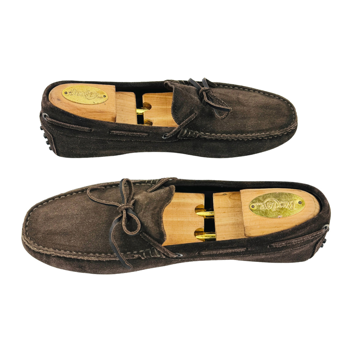 Tod's Dark Brown Italian Suede Driving Loafers (Size 42.5)