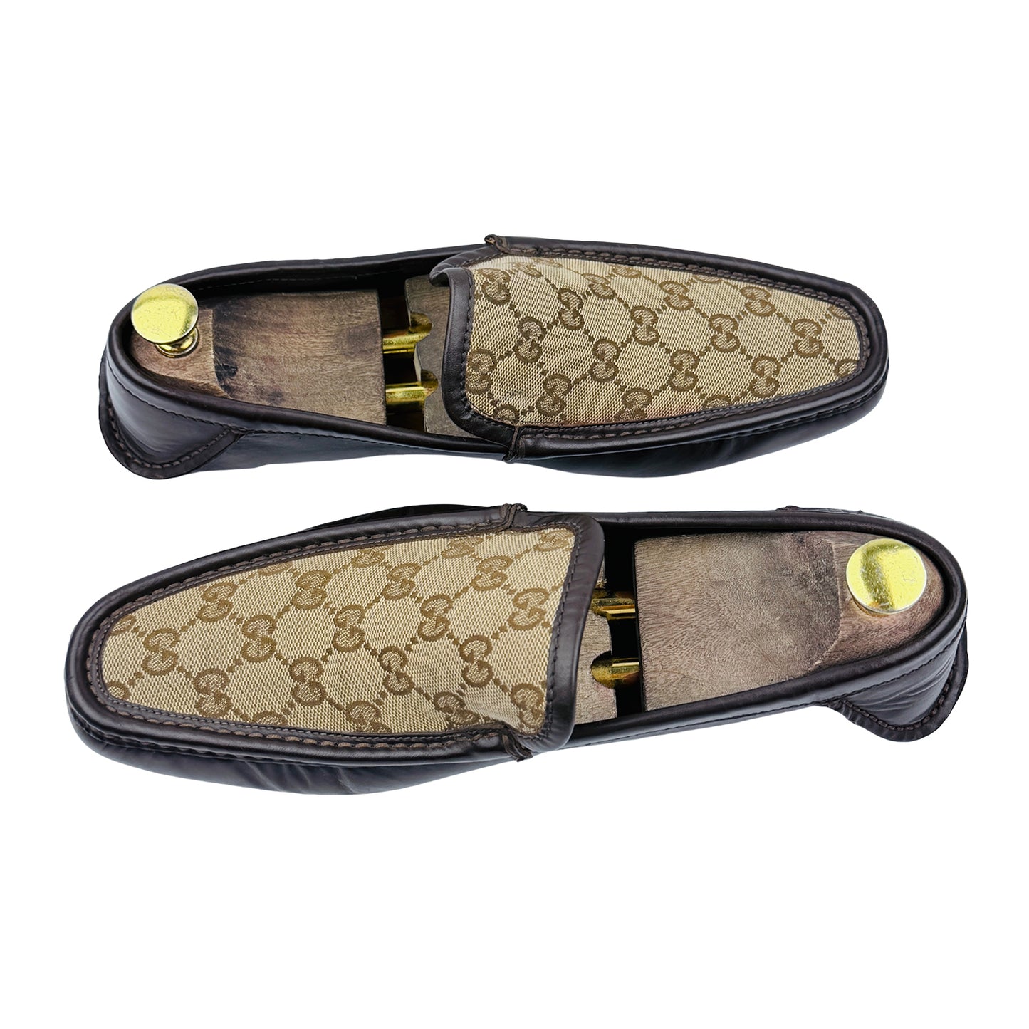 Gucci Men's GG Canvas Driving Loafers (Size 42)
