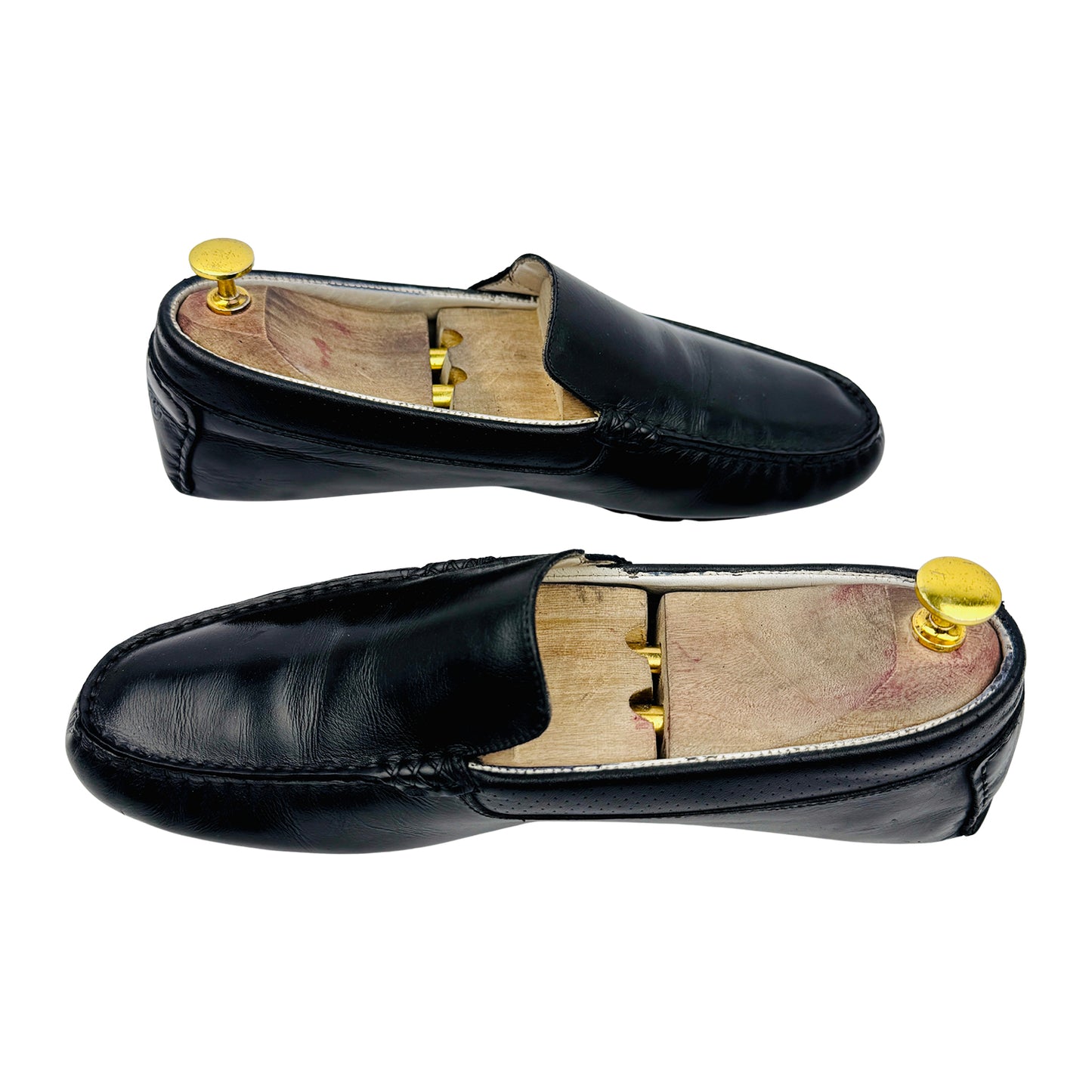 Gucci Men's Black Leather Loafers (Size 41.5/42)