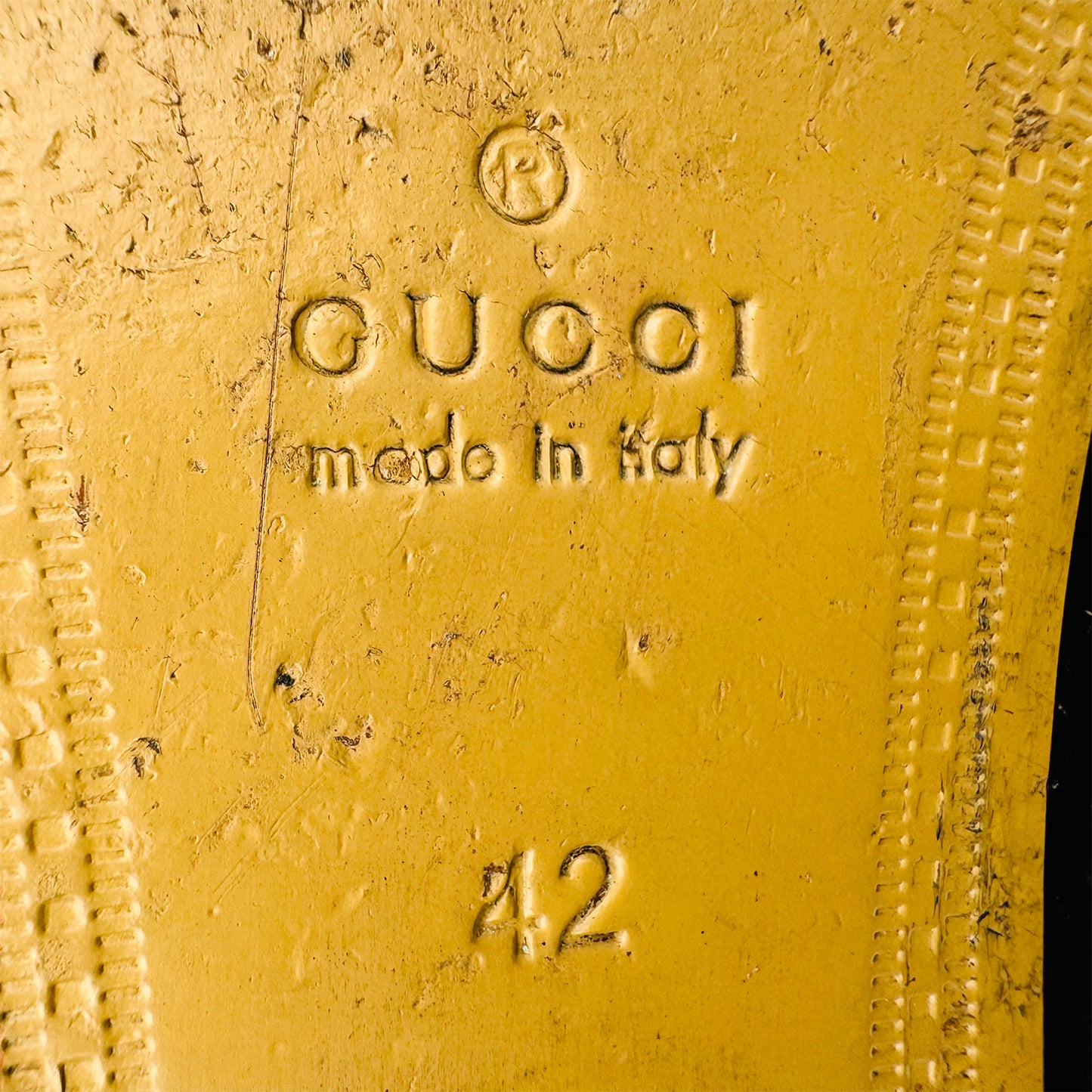 Gucci Princetown Black Leather Mules (Size 42)