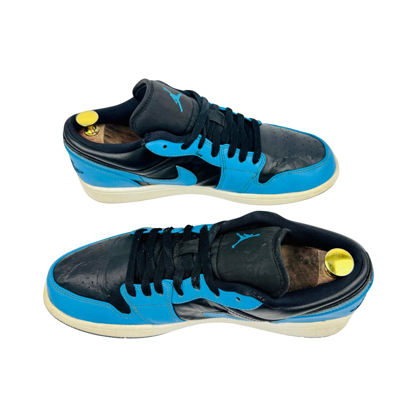 Nike Air Jordan 1 low 'Laser Blue' Sneakers (Size 44.5) - 553558-410