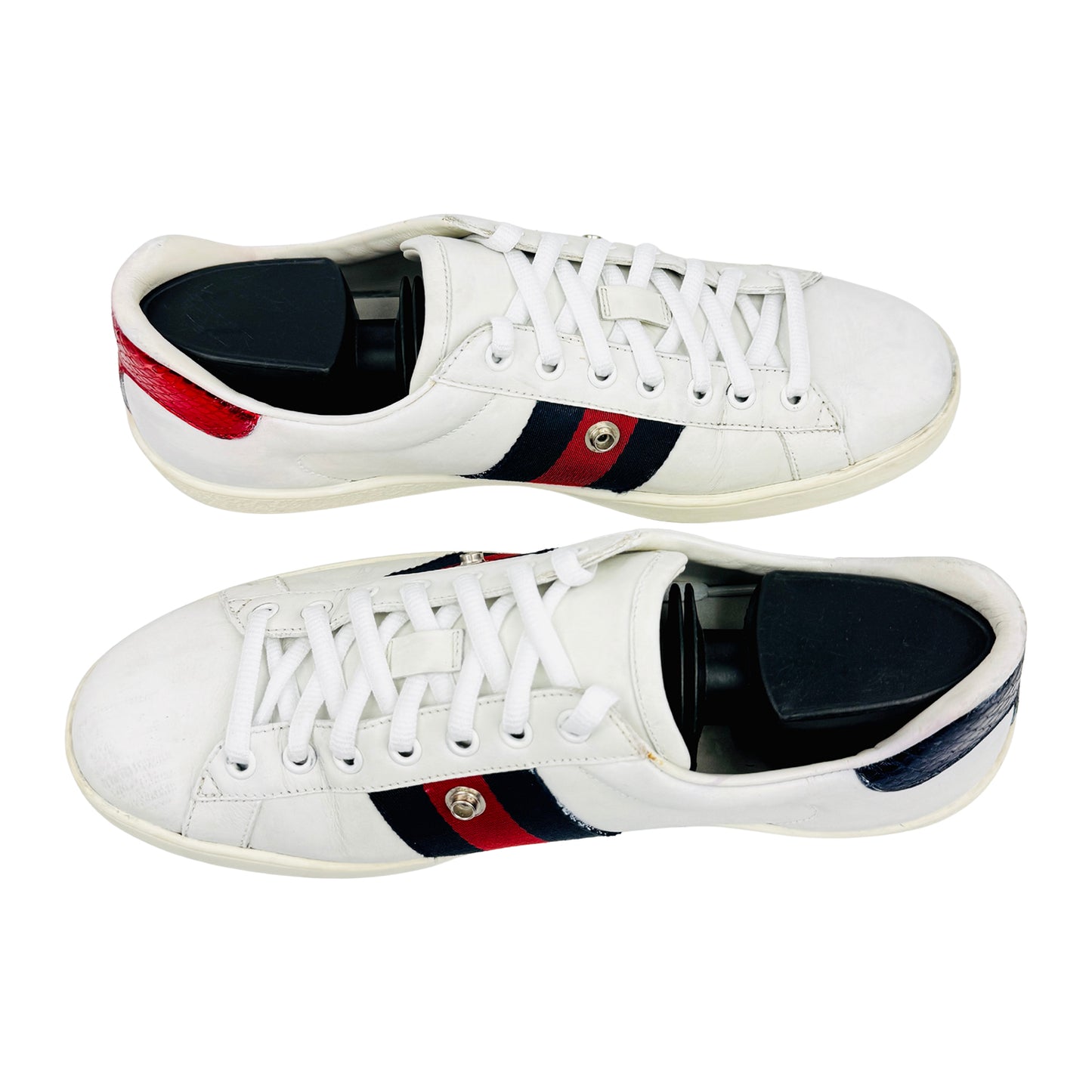 Gucci Ace White Leather Sneakers (Size 42) - 478190