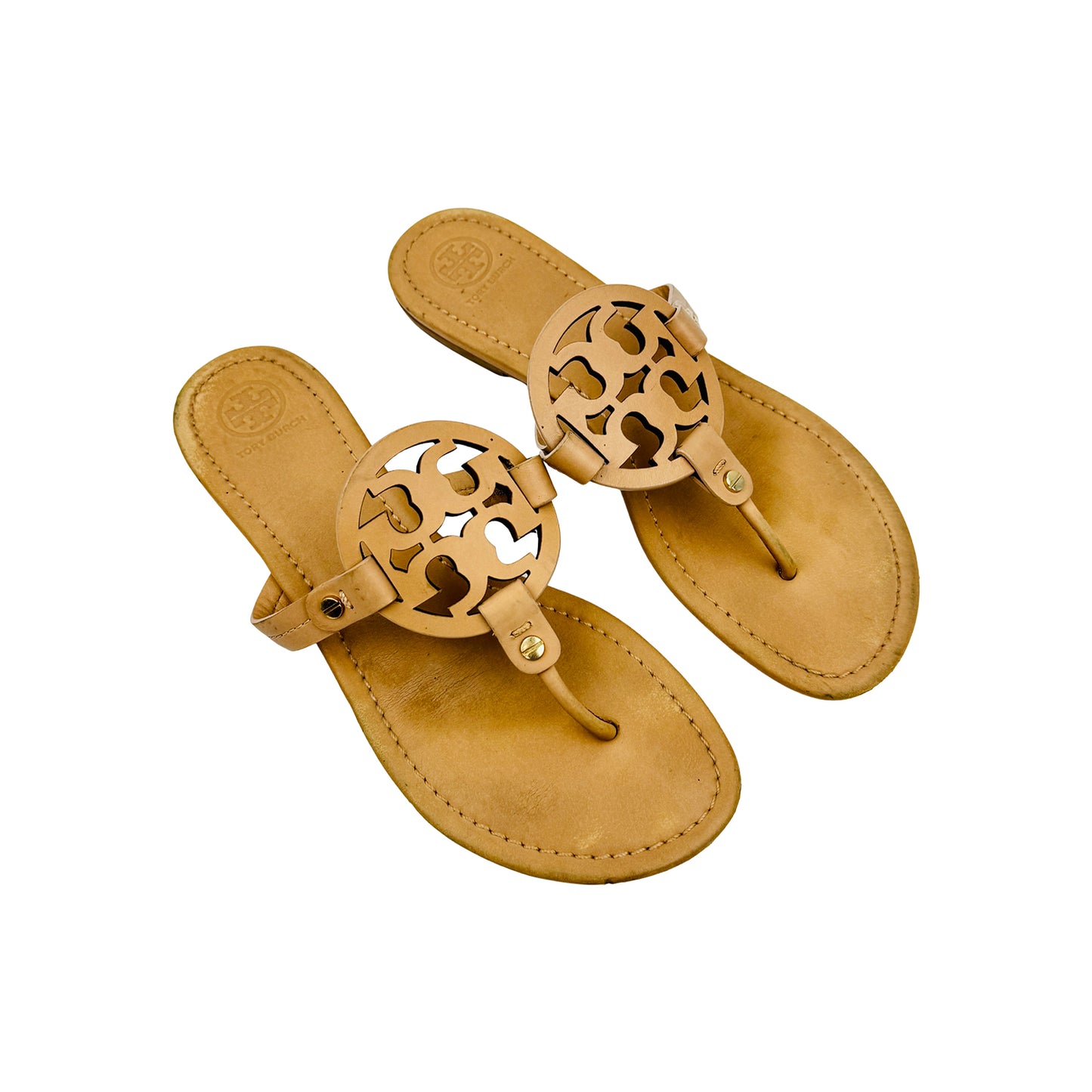 Tory Burch Miller Light Brown Slippers (Size 39.5) - 5930