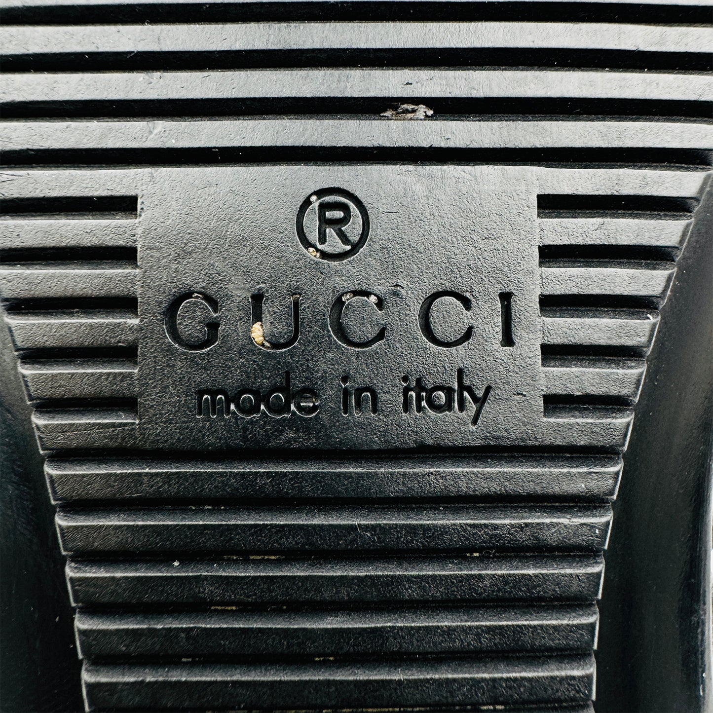 Gucci Hilary Lux Diamante Black Loafers (Size 44)